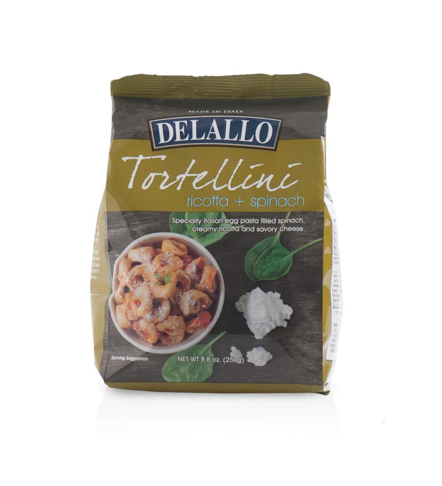 Delallo Ricotta Spinach Tortellini 8.8 oz - 12 Pack - Buy Online on SooperMarket.com