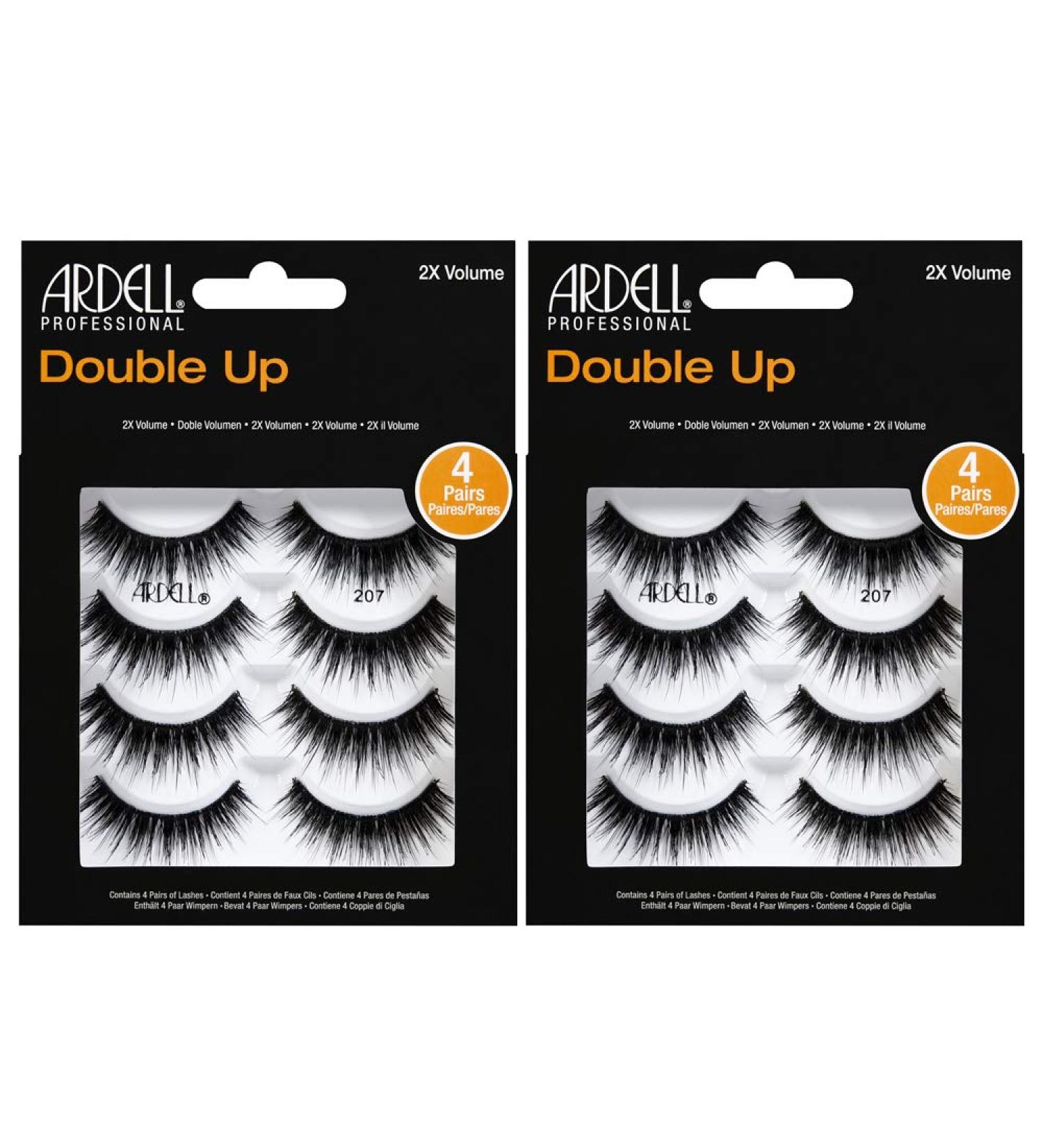Ardell Lashes Double Up 207 - 8 Pairs Pack | Voluminous False Eyelashes - Buy Online on SooperMarket.com