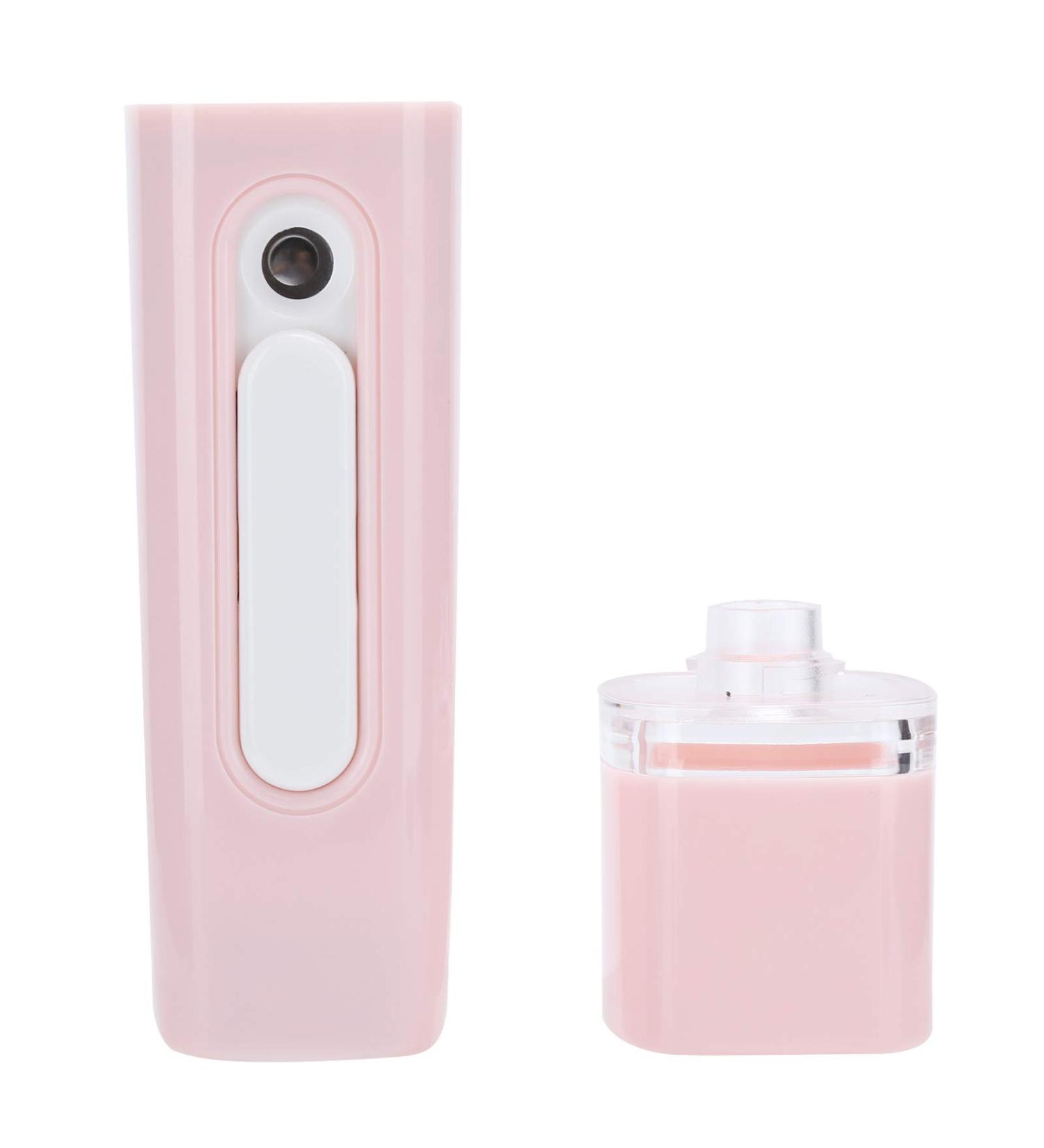 Face Hydration Sprayer USB Nano Mist Sprayer Air Humidifier Portable Handheld Moisturizing Face Sprayer 28mlPink - Buy Online on SooperMarket.com