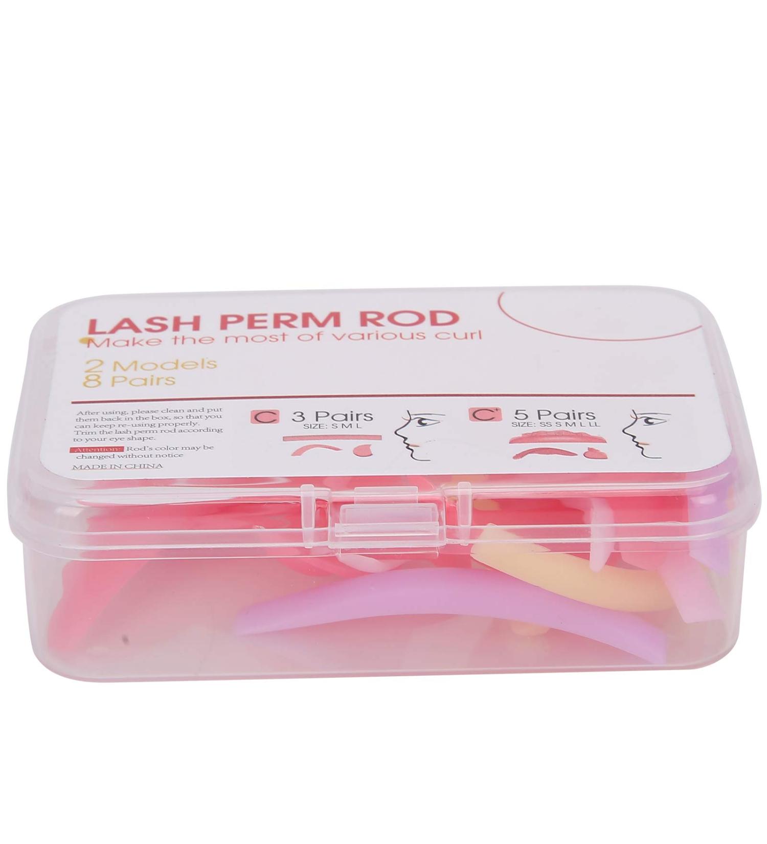 16-Piece Silicone Eyelash Perming Curler Set - Reusable Lash Lifting Pads for All Eyelash Lengths - Buy Online on SooperMarket.com