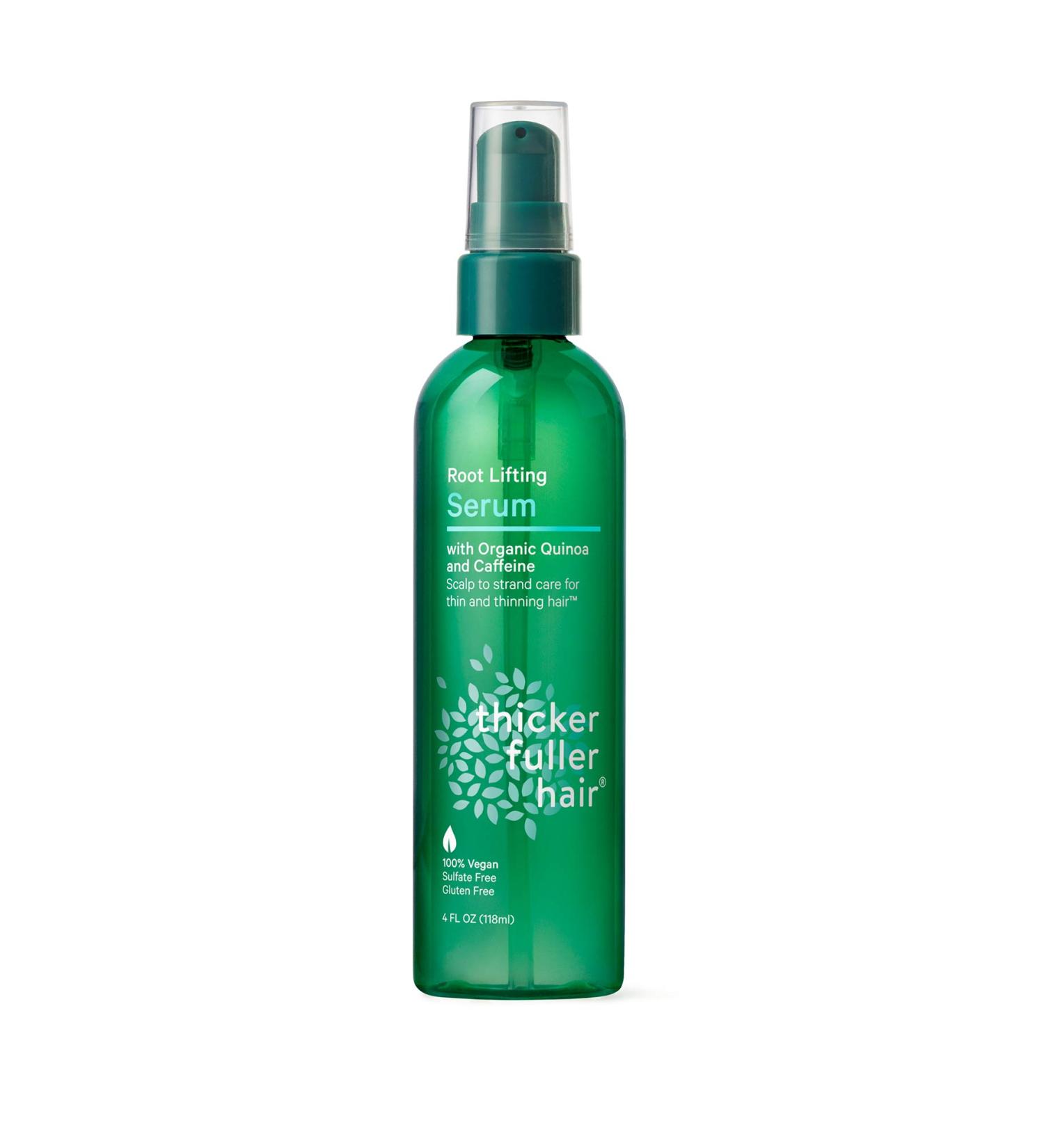 Green Thicker Fuller Hair Root Lifting Serum 4 Fl Oz - Boost Volume and Thickness - Buy Online on SooperMarket.com