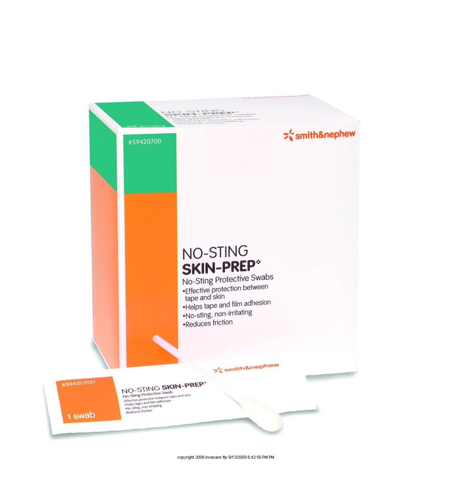 3 Set of 50 Pack - Brand Smith & Nephew No-Sting Skin Prep - Swabs - UNS59420700_bx