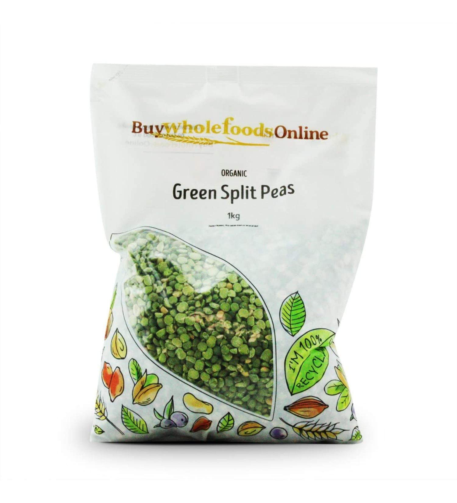 Organic Green Split Peas 1kg