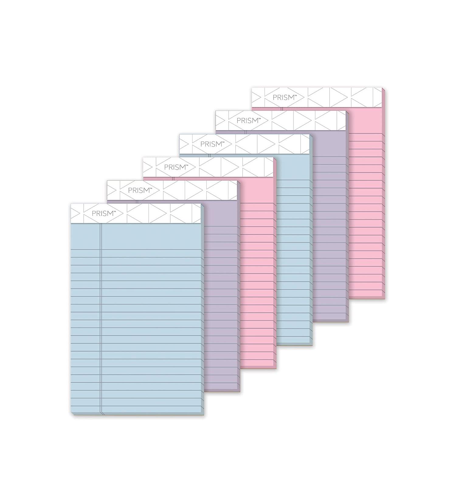 Buy Prism Plus Colored Junior Legal Pads - 5x8 Pastels | 6 Pack of 50-Sheet Top Notebooks - International Shipping Available - Buy Online on SooperMarket.com