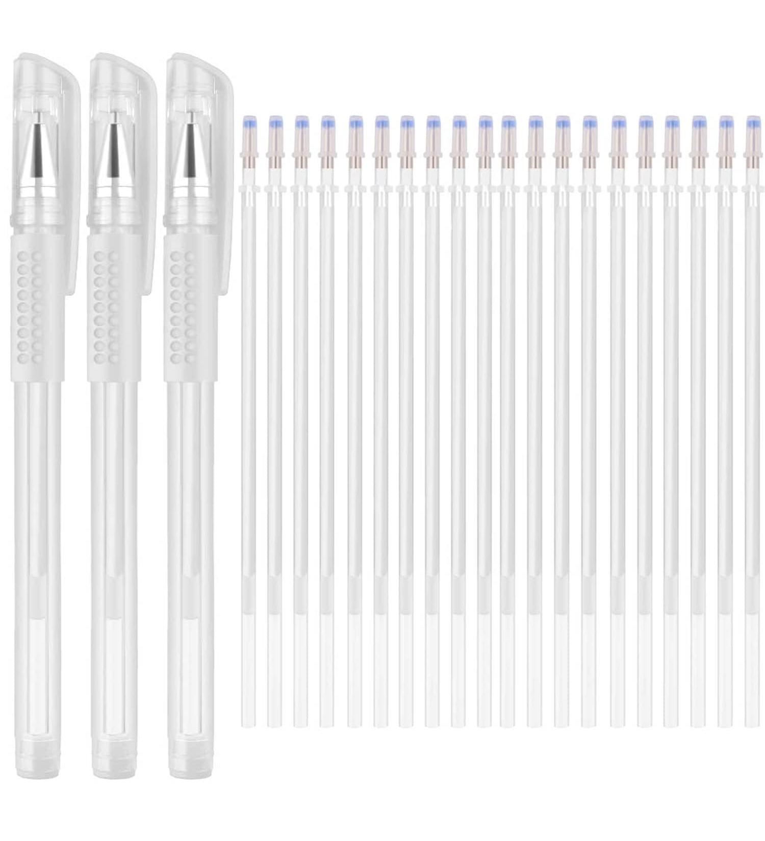 White Heat Erasable Fabric Marking Pens and Refills for Tailors, Sewing, Quilting, and Dressmaking - Buy Online on SooperMarket.com