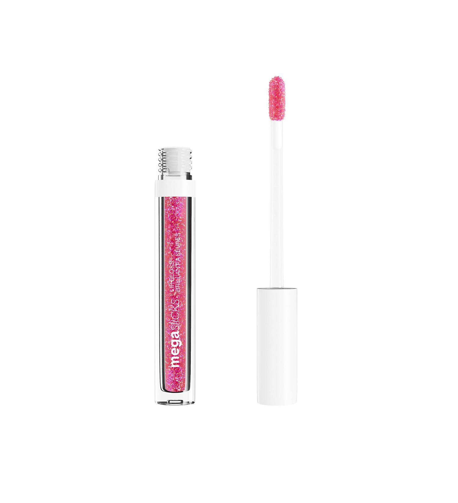Wet n Wild Mega Slicks Lip Gloss - Extra Shiny Vegan Lipstick with Hyaluronic Acid & Crushed Grapes | Soft Healthy Lips - Buy Online on SooperMarket.com