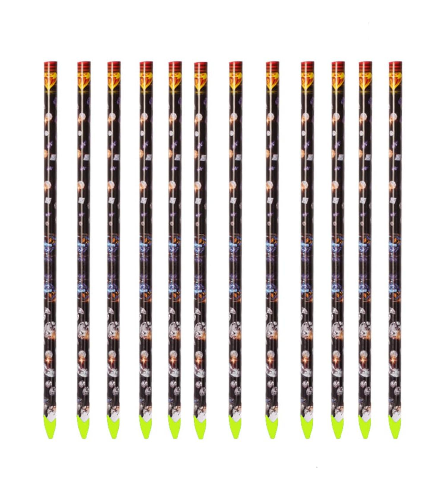 AMZLORD 4/12PCS Rhinestone Picker Pencil Set Self Adhesive Crystal Gem Pick Up Tools with Pencil Sharpener Dotting Wax Pen Nail Dotting Wax Pen Green-12PCS - Buy Online on SooperMarket.com