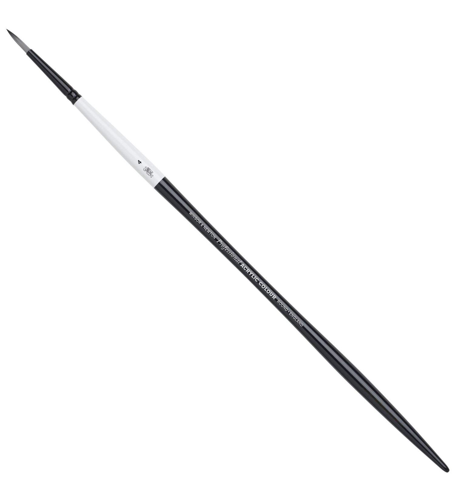 Winsor & Newton Artists' Acrylic Brush - Size 4 Round - #4 Round - Buy Online on SooperMarket.com