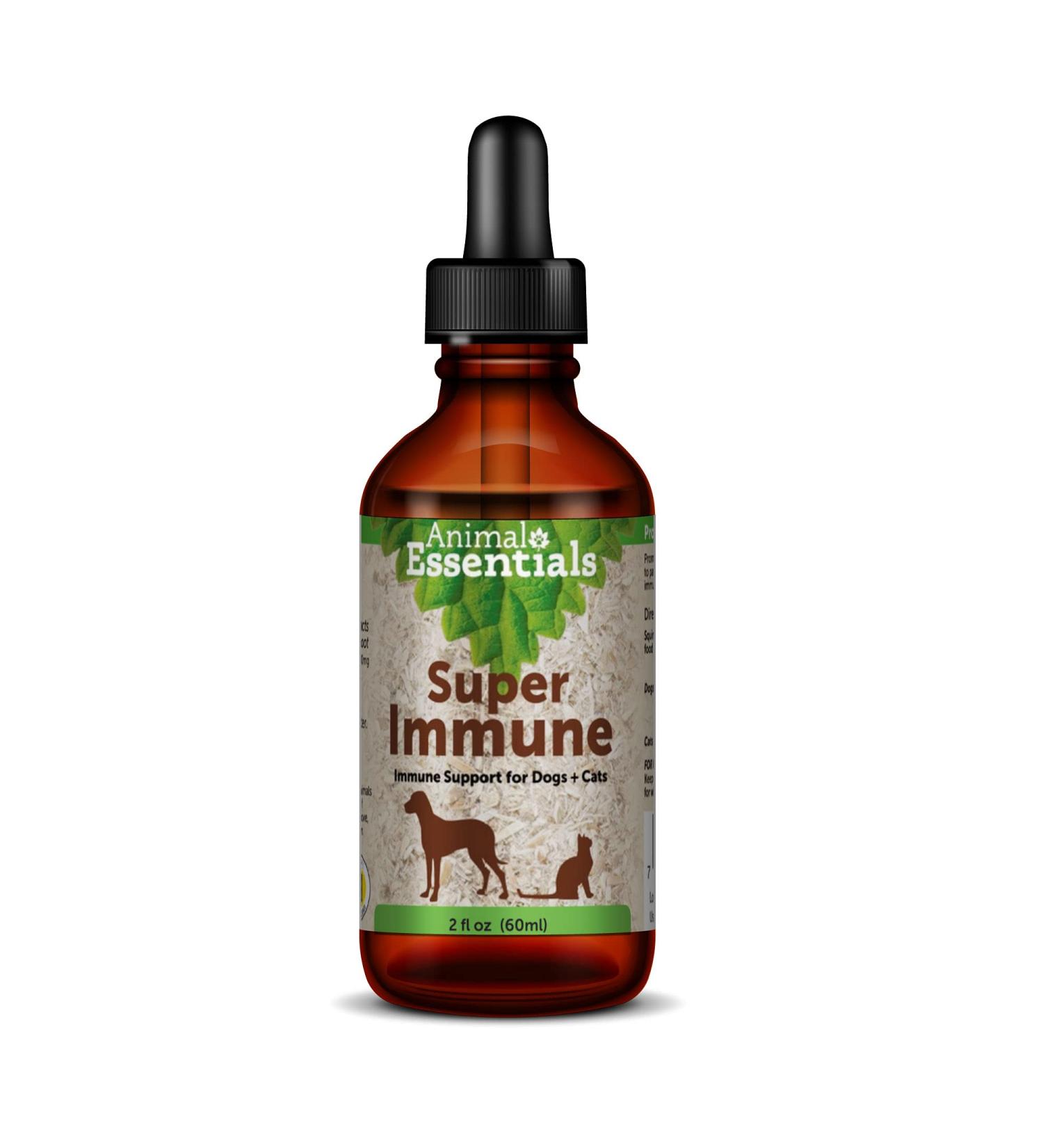 Animal Essentials Super Immune Support for Dogs & Cats - 1 fl oz | Promotes Healthy Immune System - Ol Complex - 2 fl oz - Buy Online on SooperMarket.com