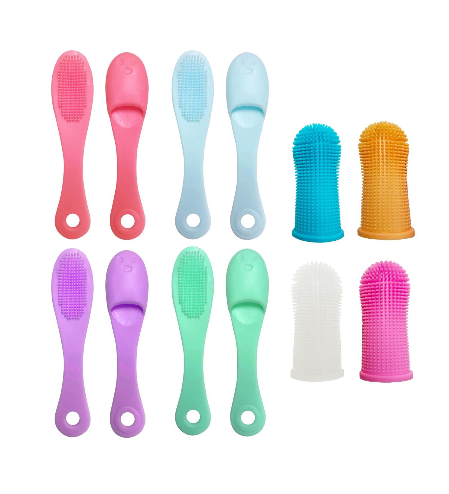 8pcs Pet Toothbrush Finger Dog Toothbrush Pet Two Finger Toothbrush Finger Brush for Dog Teeth Small Dog Toothbrush Silicone Wrap Two Finger Cat Toothbrush - Buy Online on SooperMarket.com