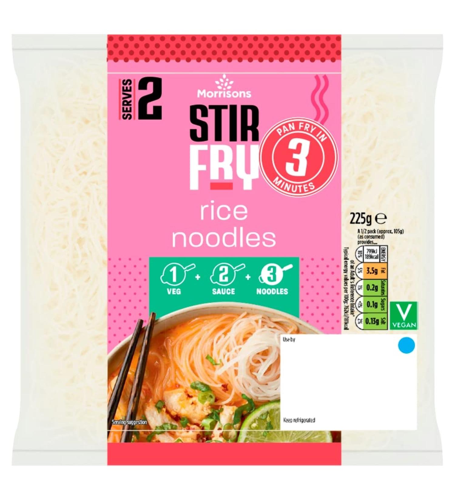 Morrisons Stir Fry Rice Noodles 225g