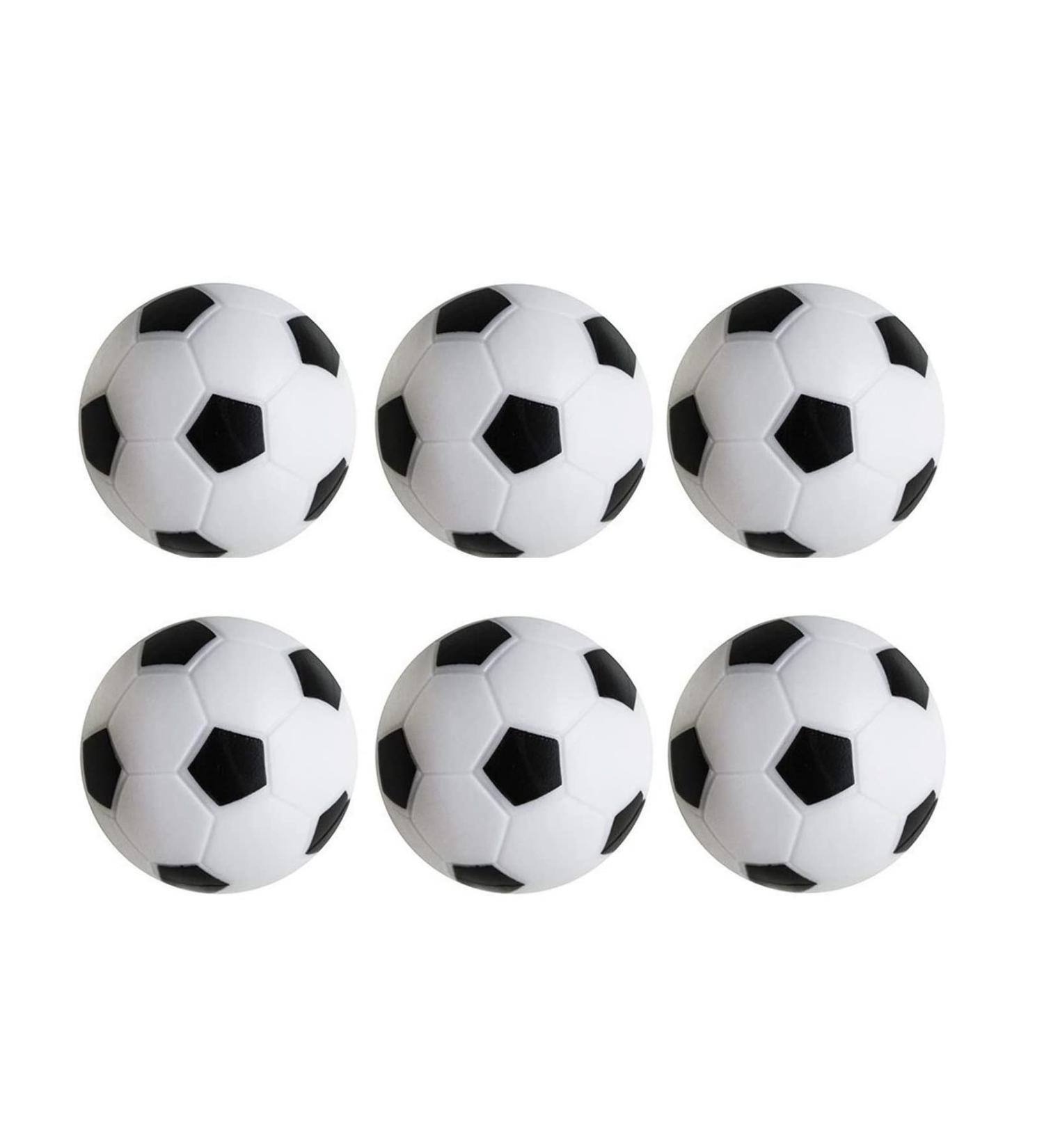CABAX 36mm Foosball Table Replacement Foosballs - 6 Pack, Black and White Tabletop Soccer Balls - Game Table Size - Buy Online on SooperMarket.com