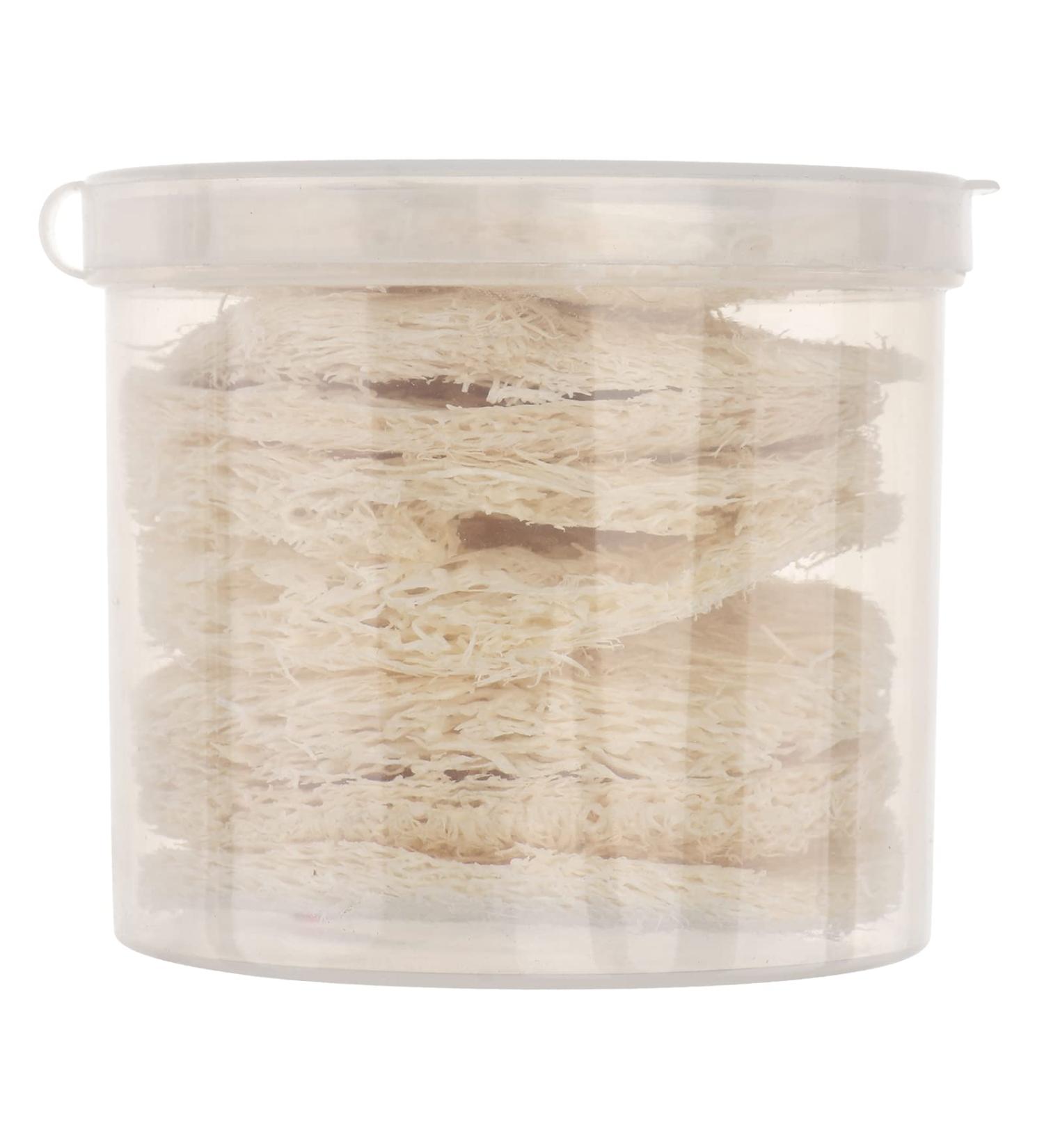 11Pcs Exfoliating Face Loofah Sponge Set - Facial Cleansing Scrubber & Bath Pads for Spa & Shower - Buy Online on SooperMarket.com