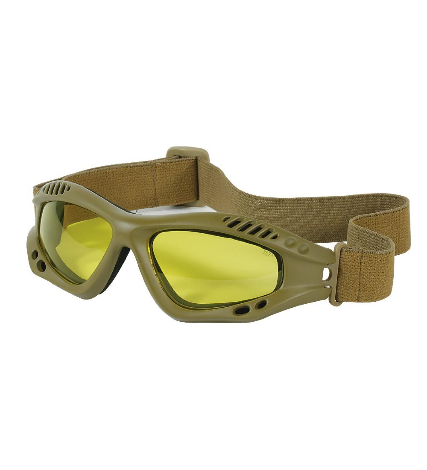 VooDoo Tactical Men's Sportac Goggle Glasses Coyote Frame