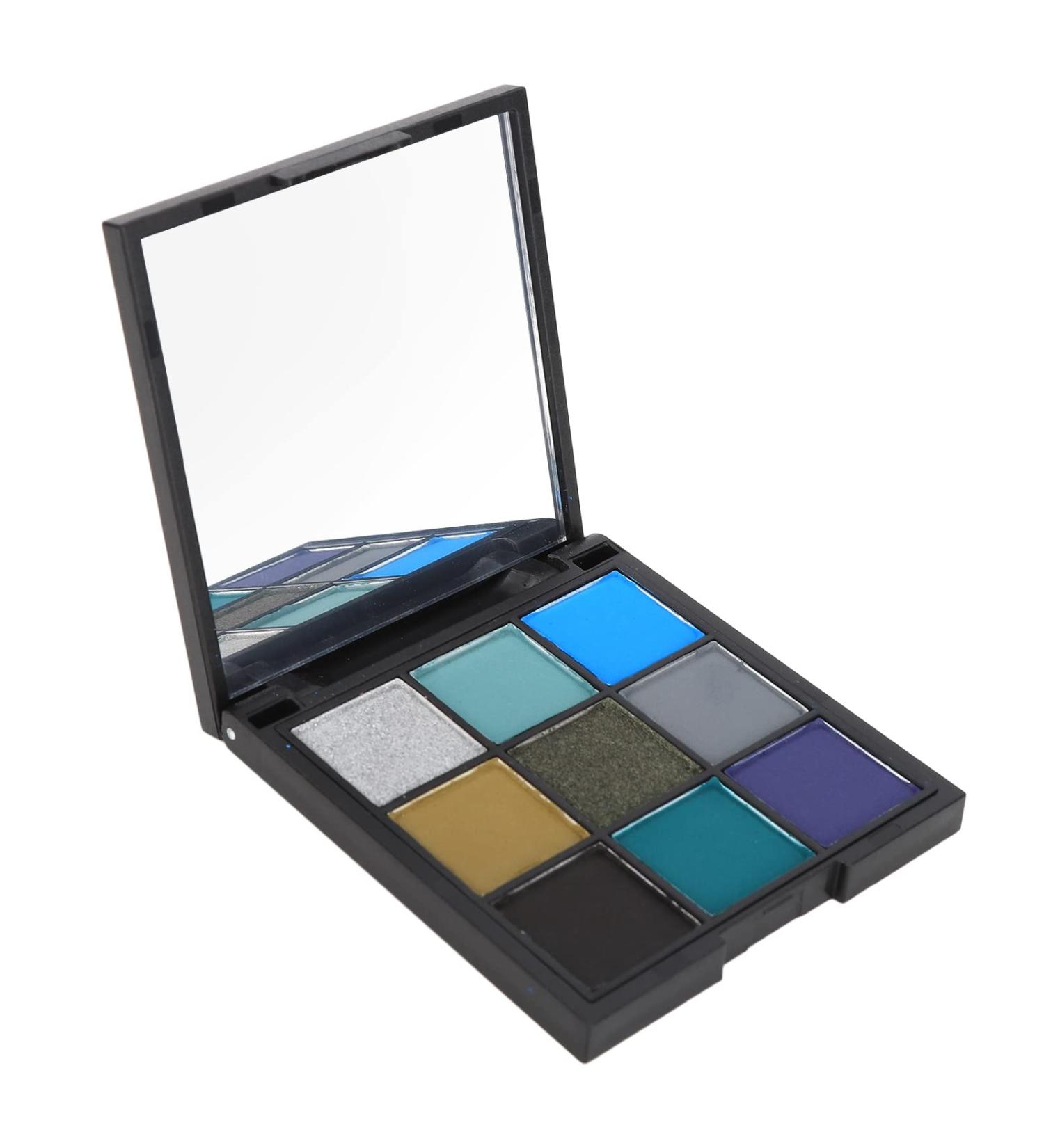 9 Colors Eyeshadow Palette Makeup Palette Eye Shadows Easy Coloring Eyeshadow Makeup Kit Matte Glitter Shimmering Highlighting for Makeup (Type 1) - Buy Online on SooperMarket.com
