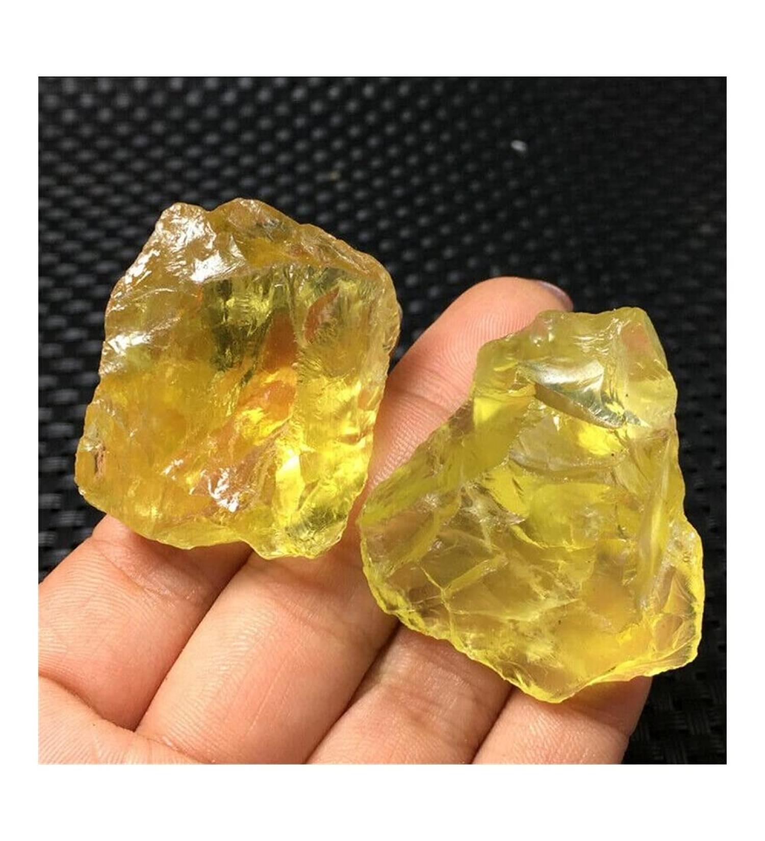 Decorative Ornaments 50g-55g Natural Citrine Crystal Rough Raw Stone Rock Specimen Brazil kaixun - Buy Online on SooperMarket.com