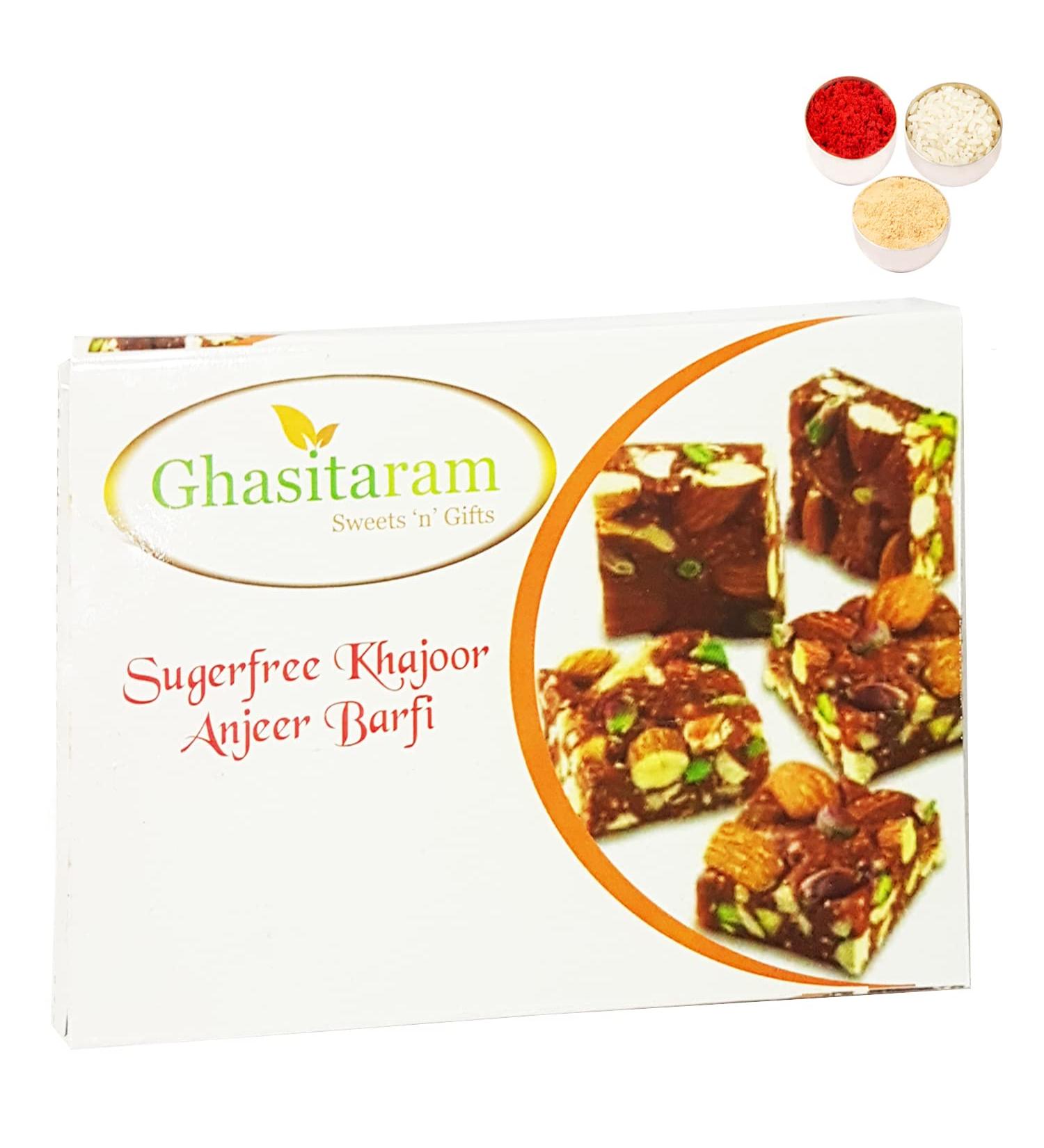 Ghasitaram Gifts Bhaidooj Gifts for Brothers - Ghasitarams Natural Sugarfree Mix 200 GMS - Buy Online on SooperMarket.com