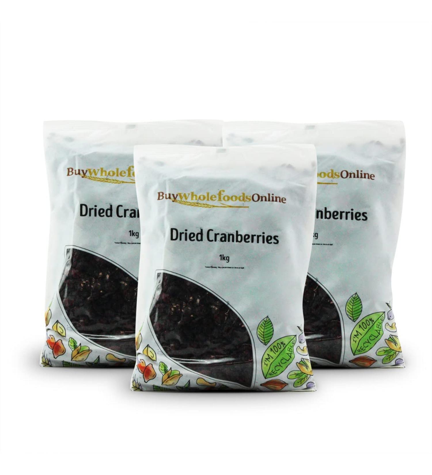 Dried Cranberries 3kg (BWFO) Small