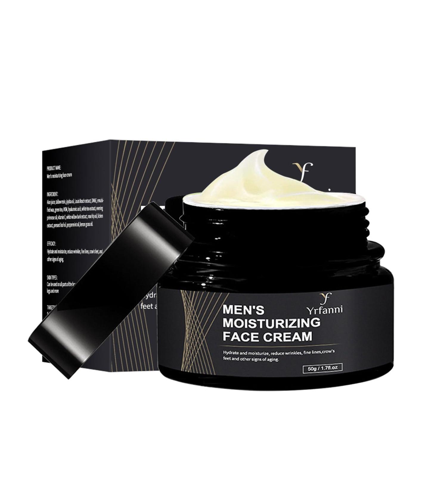 Men's Moisturizing Face Cream Men's Face Moisturiser Men's Anti Wrinkle Face Cream Men's Anti Aging Face Cream Hydrating Moisturising Refreshing Skin Care Anti-Aging Cream for Men 50g - Buy Online on SooperMarket.com