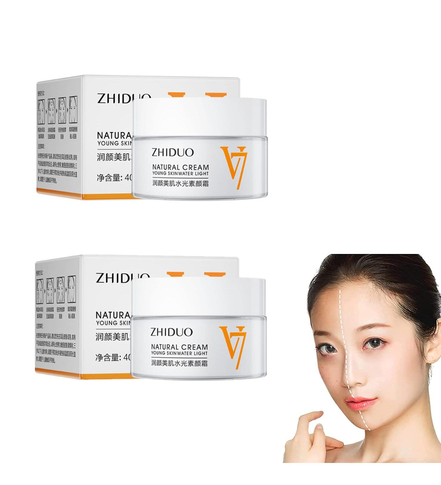 Zhiduo V7 Moisturizing Tone-up Cream: Deep Hydration Waterlight Makeup for All Skin Types - Buy Online on SooperMarket.com