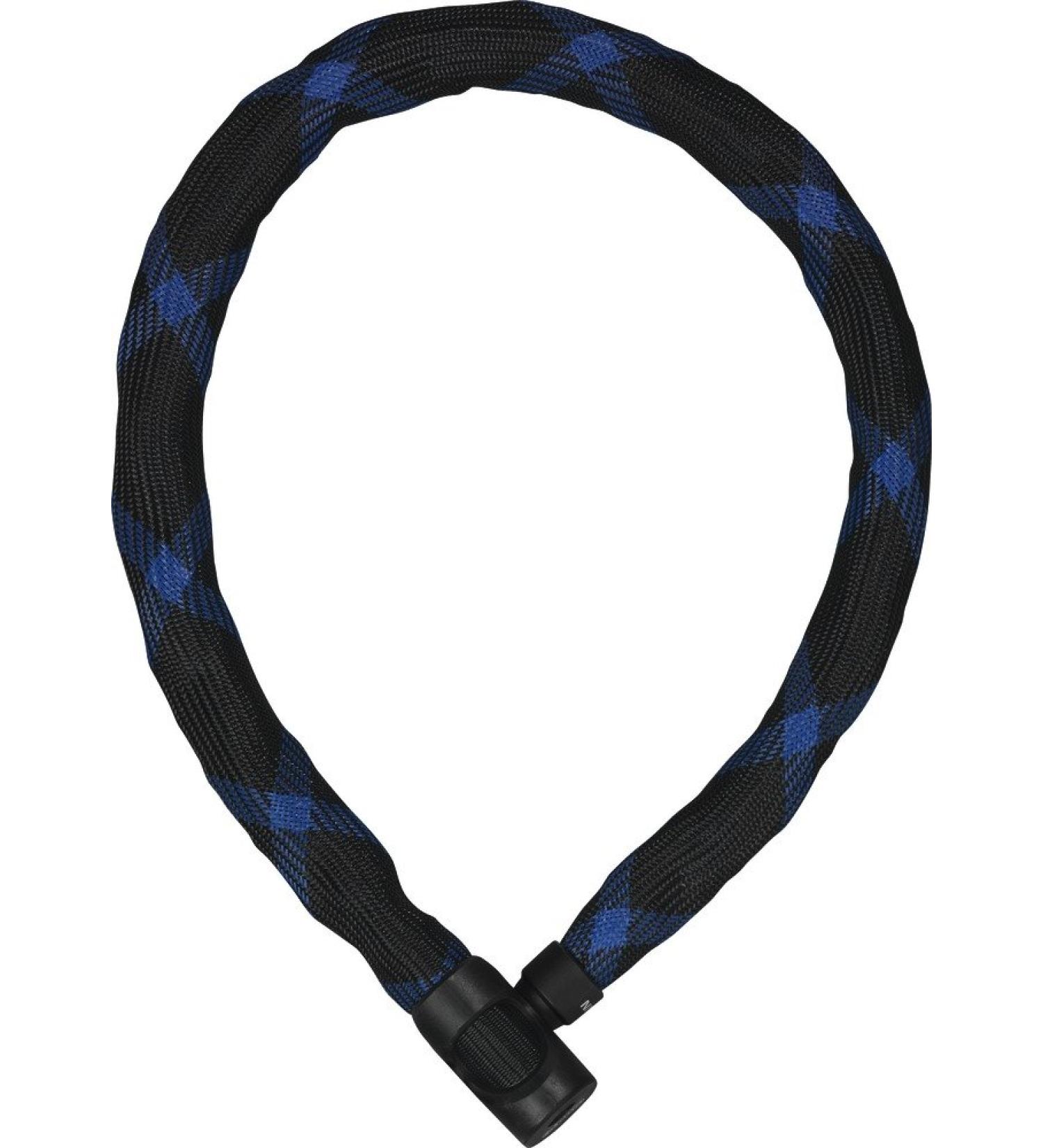 Abus chain lock Ivera Chain 7210-Bicycle lock with highly flexible IvyTex art fiber coating-Abus safety level 8 black 110 cm