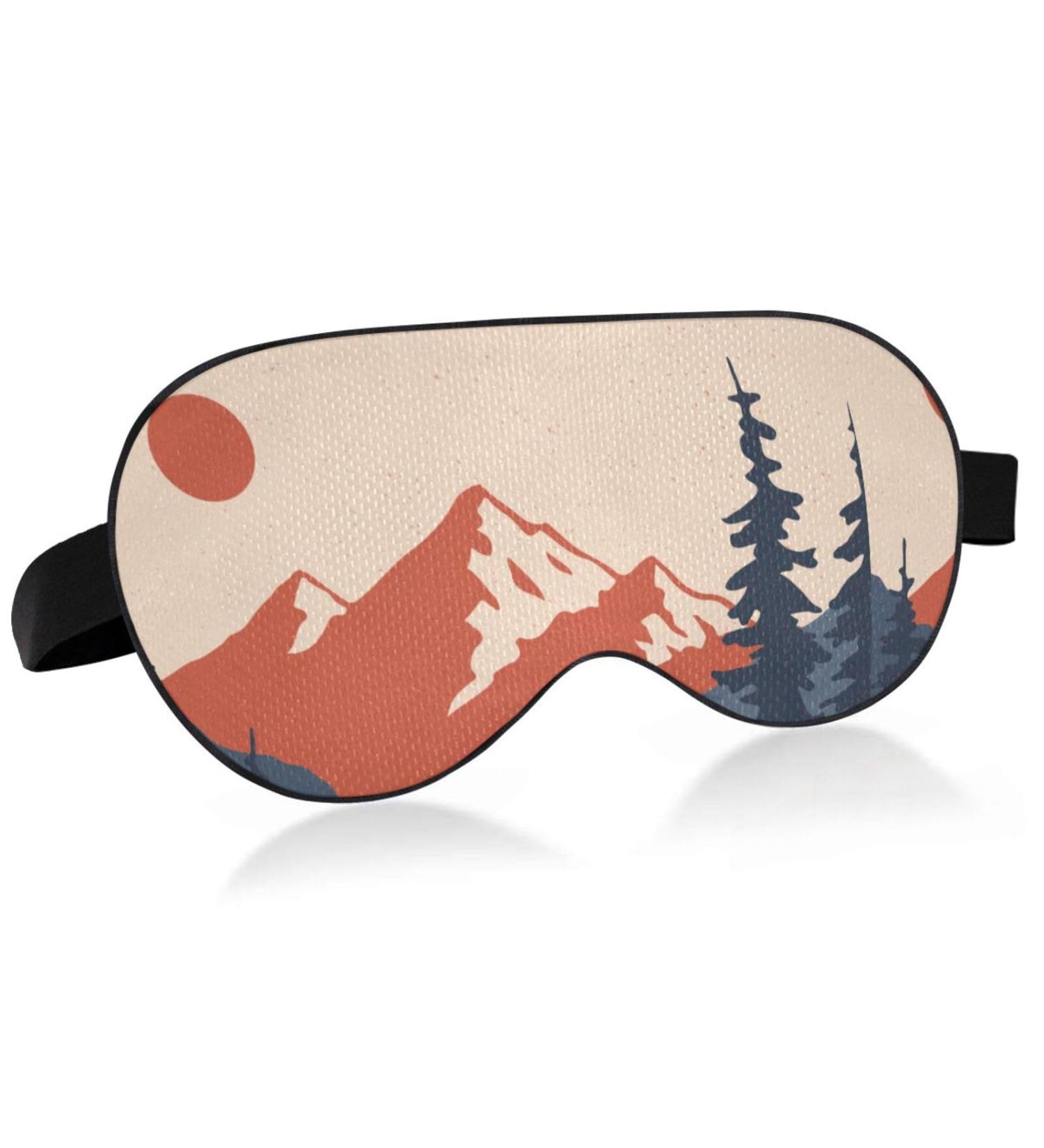 Haskirky Light Blocking Eye Mask Breathable and Adjustable Adult Men and Women Travel on Business Trips Yoga Meditation Light Smooth Comfortable Eye Mask Office Deep Sleep Goodies Mountain Landscap - Buy Online on SooperMarket.com