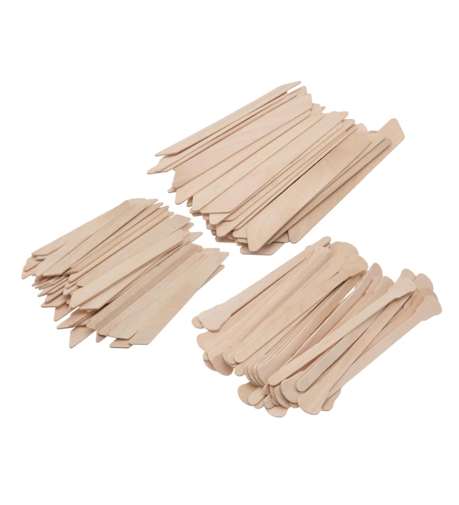 Buy Beavorty 150pcs Wax Sticks for Hair Removal Wooden Face Applicator & Wax Strips International Shipping Available - Buy Online on SooperMarket.com