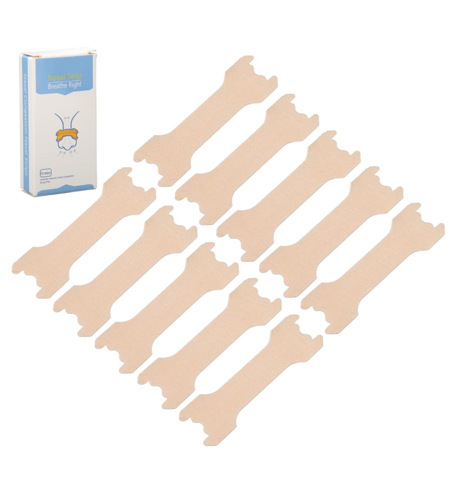 TOPINCN Pack of 10 Disposable Nasal Patches - Stop Sleep Snoring, Improve Breathing, Relieve Nasal Congestion - Snore Stopper for Better Sleep Quality - Buy Online on SooperMarket.com