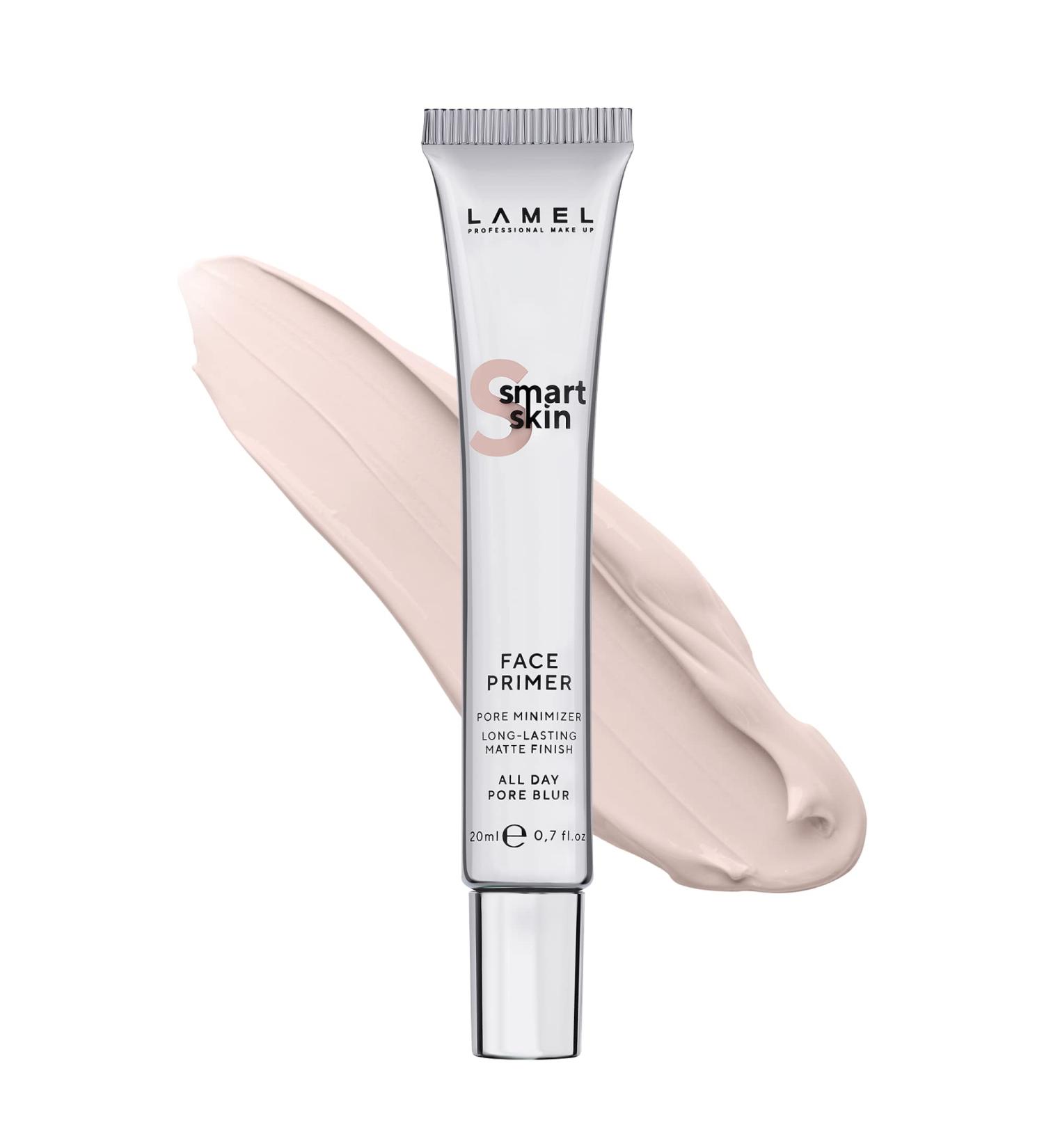Lamel SmartSkin Face Primer - Hydrating Pore-Erasing Formula for Smooth, Moisturized Skin - Long-Lasting Matte Finish - Natural Color N. 401 - 0.68oz - Buy Online on SooperMarket.com