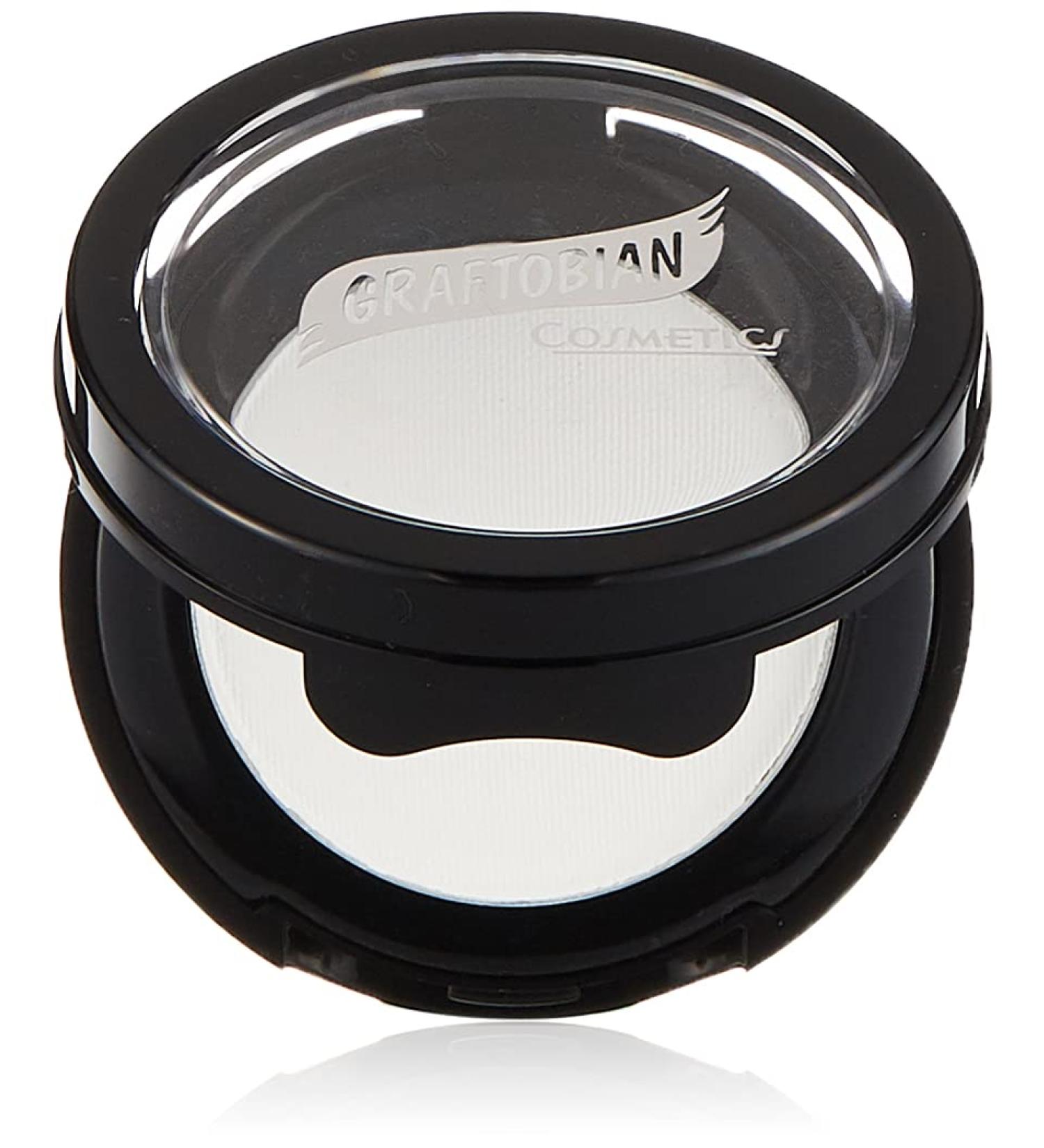 Graftobian Professional HD Cake Eyeliner in Stark White - Water-Activated Pressed Powder for Precise & Long-Lasting Wear - Made in USA - Buy Online on SooperMarket.com