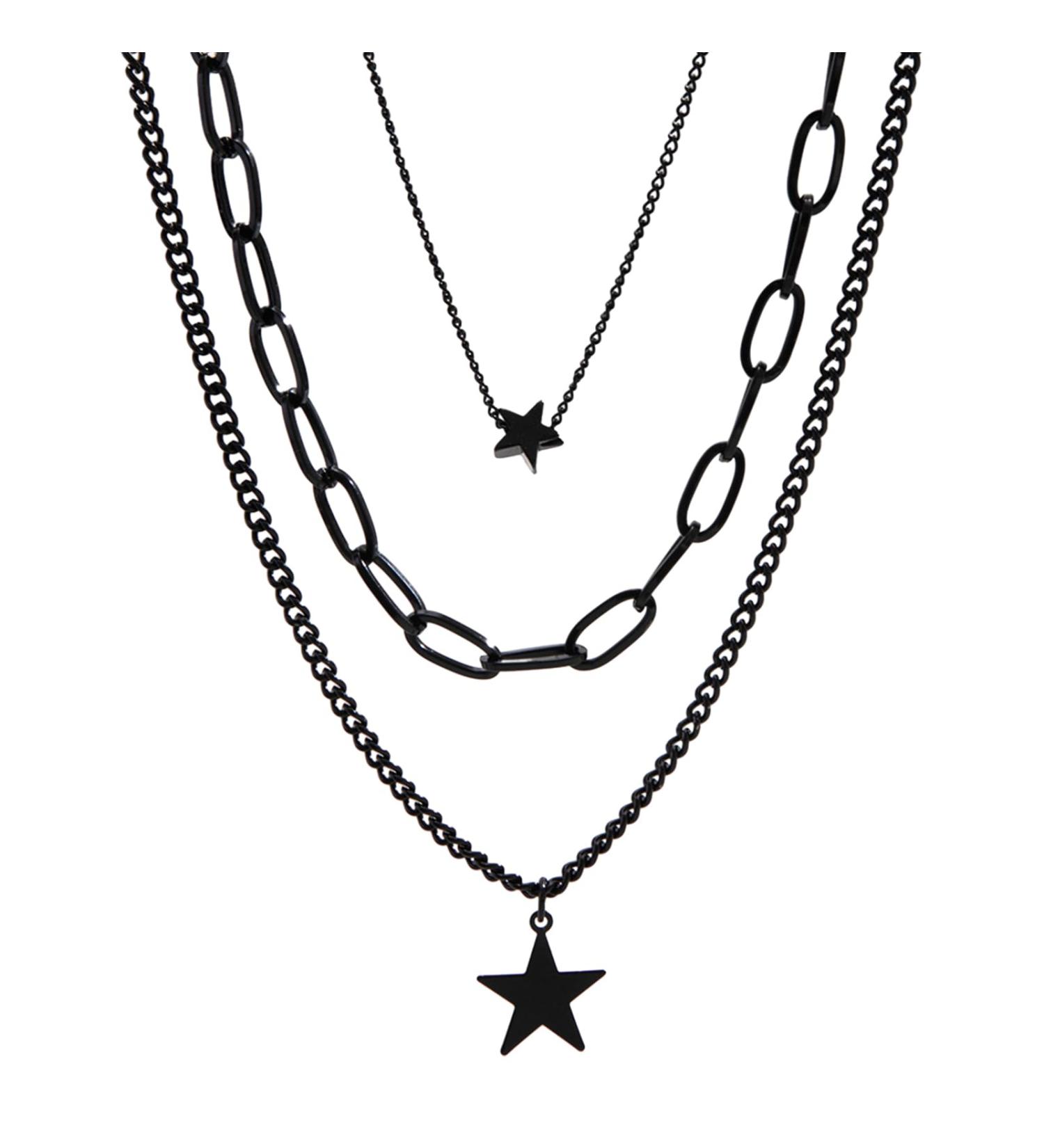 Stylish Oralgos Pentastar Necklace for Women - Versatile Alloy Collarbone Chain Jewelry - Buy Online on SooperMarket.com