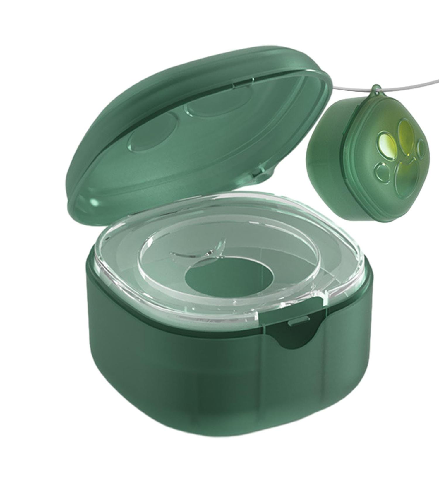 Pacific Container | Dustproof Pacifier Bag | Easy to Clean Pacifier Holder | Fashionable Zego Green Design for Safe Storage - Buy Online on SooperMarket.com