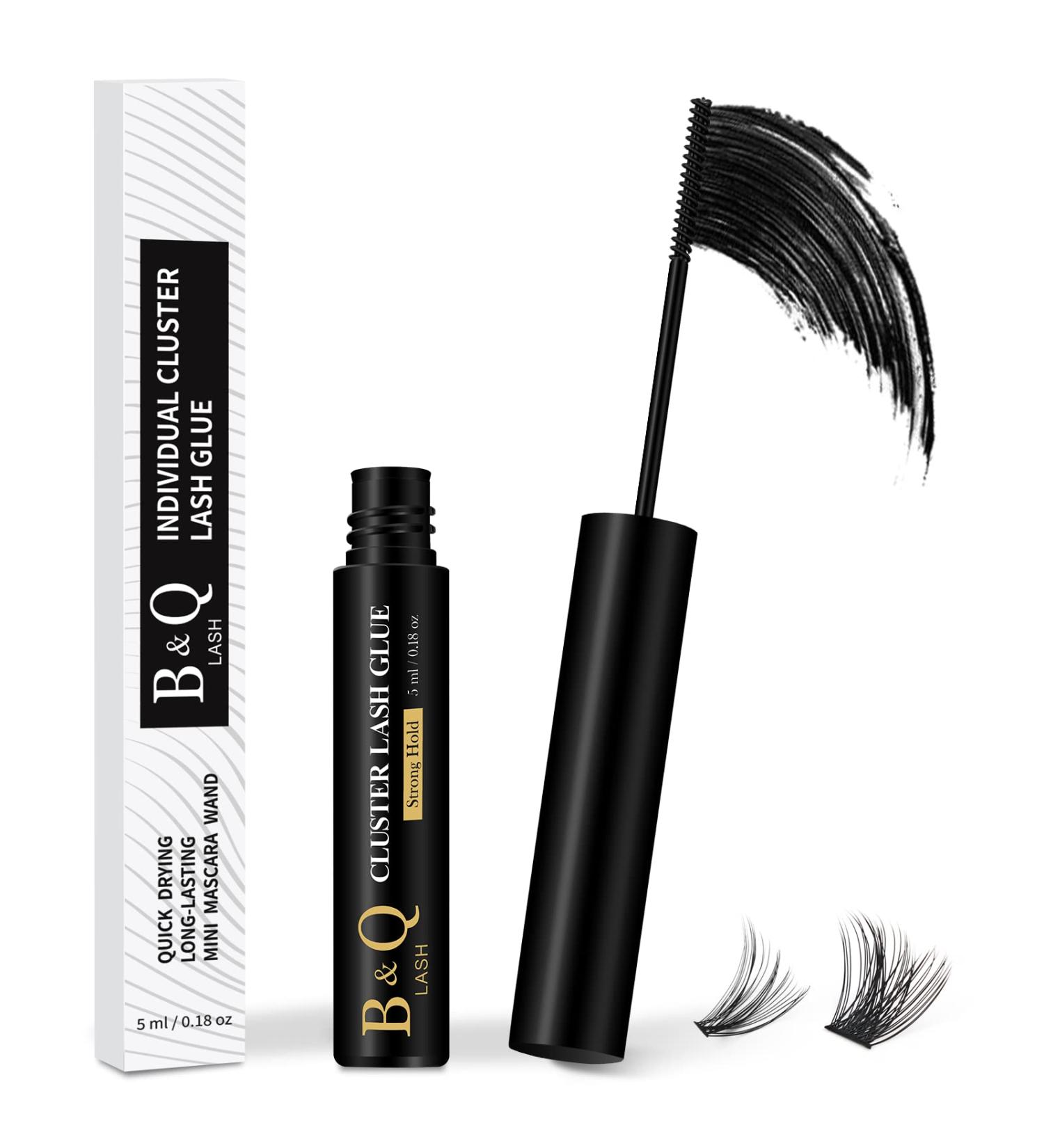 Strong Waterproof Eyelash Glue - DIY Bond for Individual Lashes | Black Adhesive 5ml for Beginners - Buy Online on SooperMarket.com