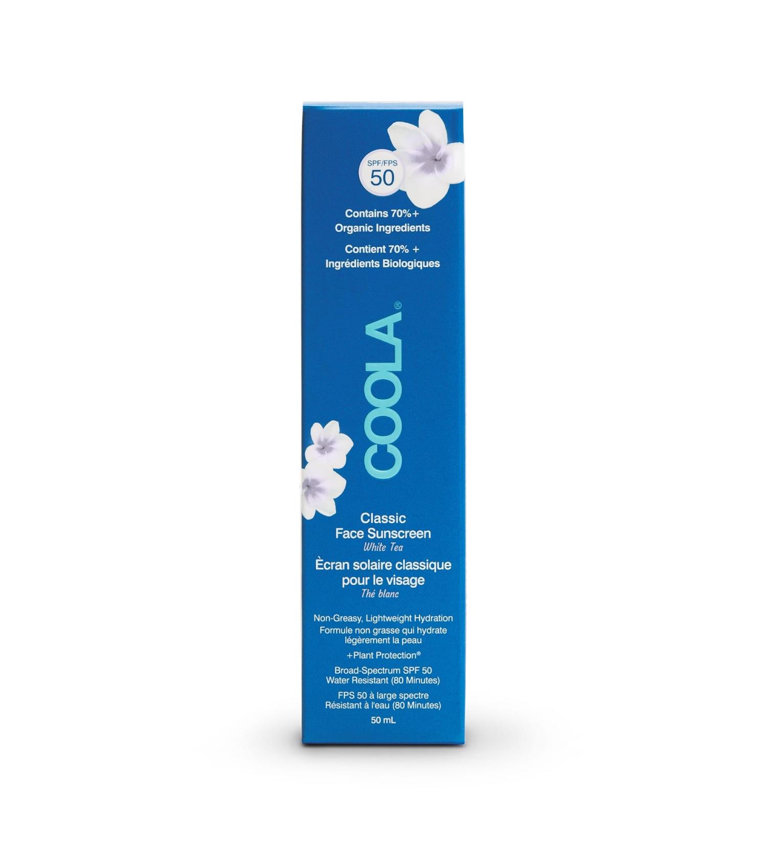 Buy COOLA Classic Face Lotion Sunscreen White Tea SPF 50 - 50 ml | International Shipping Available - Buy Online on SooperMarket.com