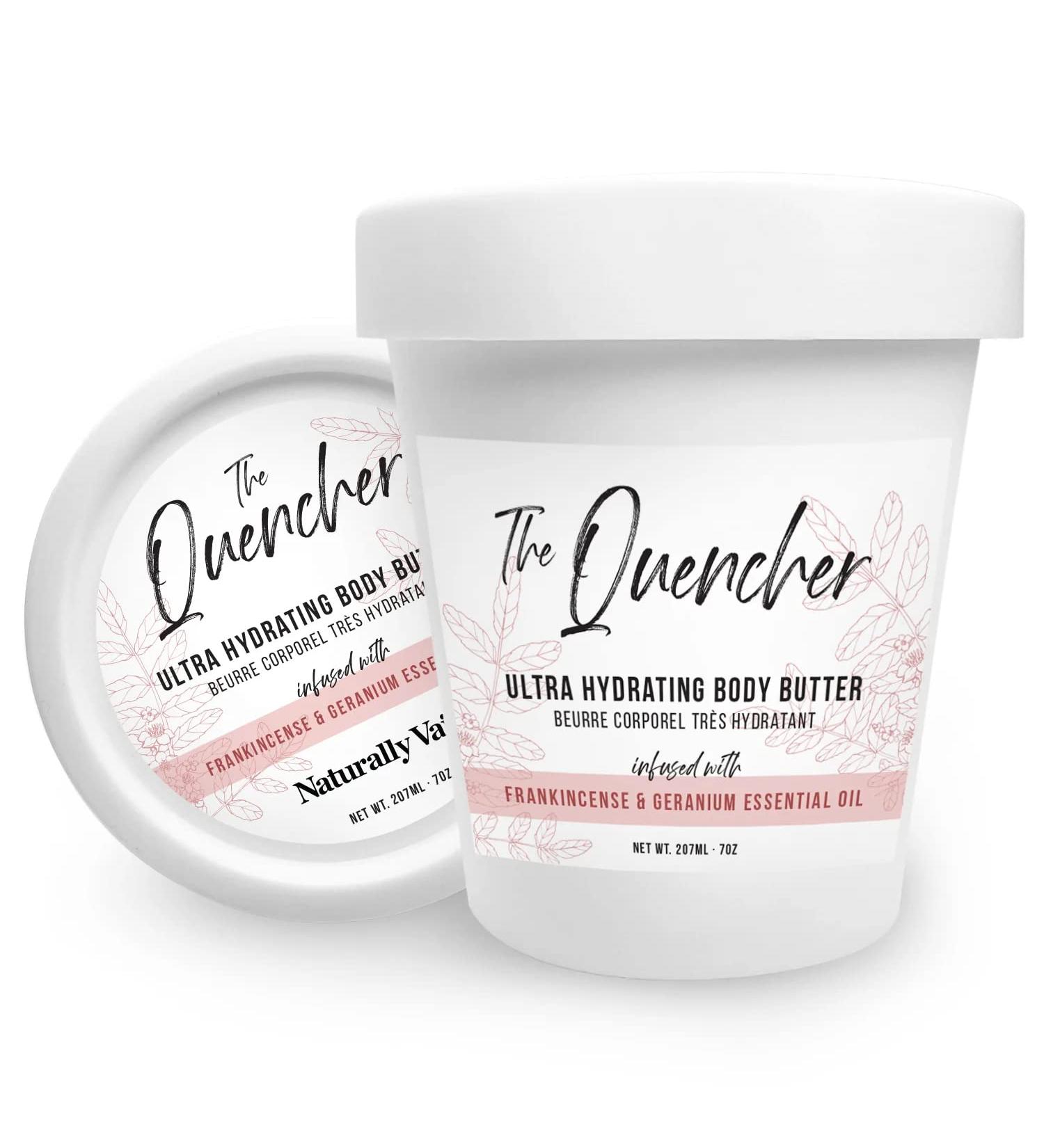 Quencher Ultra Hydrating Body Butter - Moisturizing Lotion for Dry Skin with Shea Butter & Essential Oils | International Shipping - Buy Online on SooperMarket.com