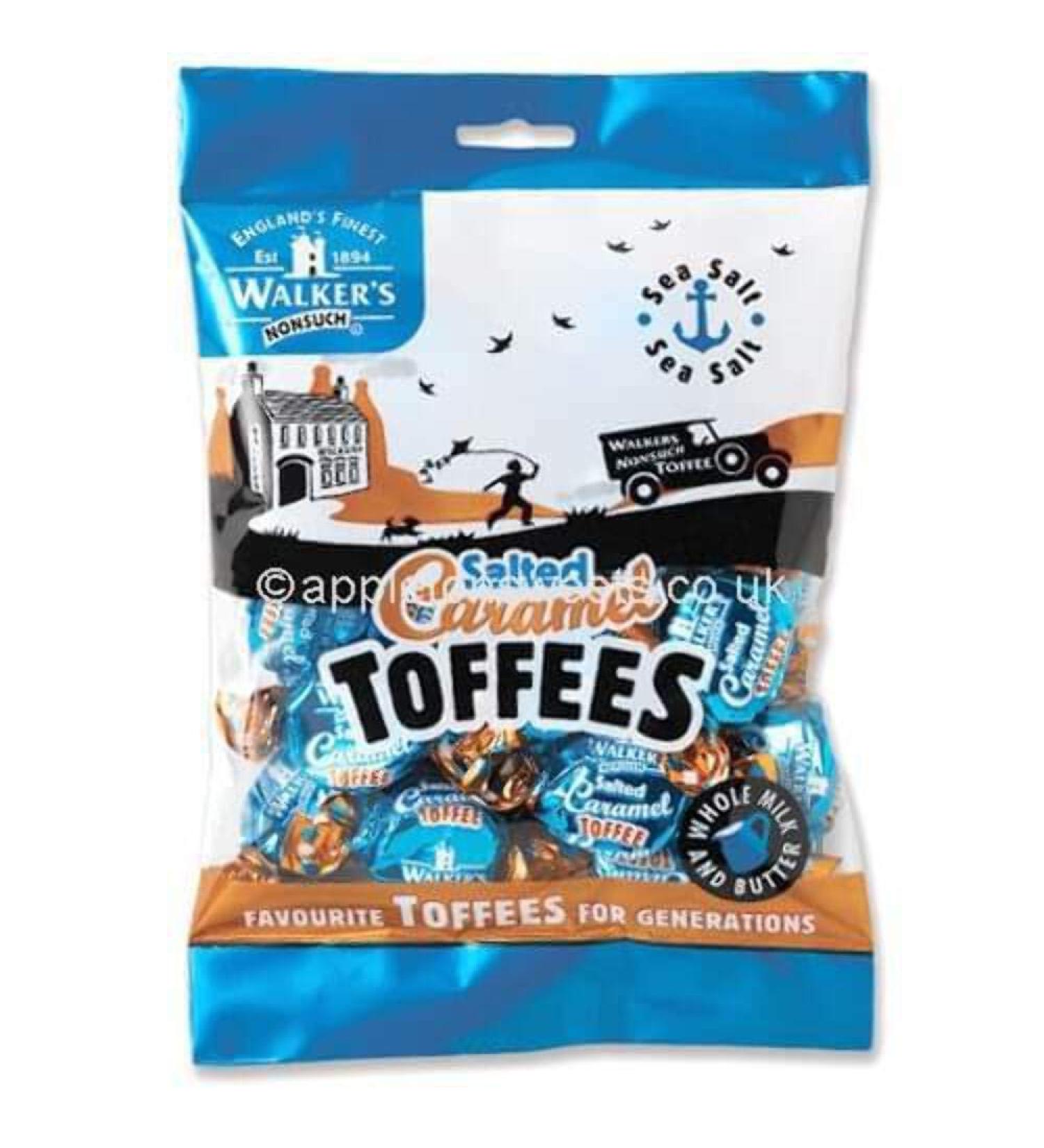 Walkers Salted Caramel Toffees 150g