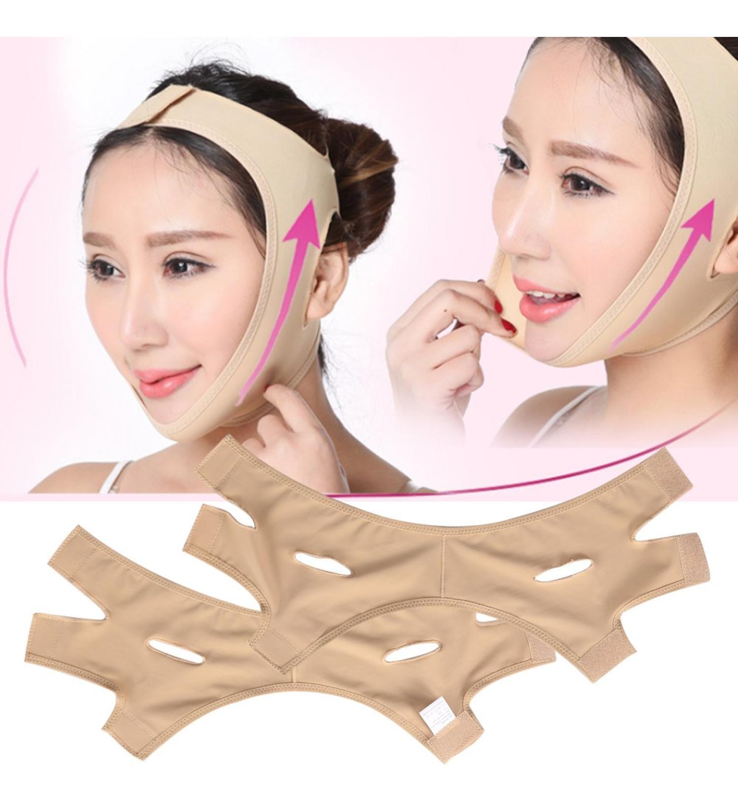 Facial Slimming Strap & Lifting Bandage Reduce Double Chin | Sleep Mask for Facelift - Buy Online on SooperMarket.com