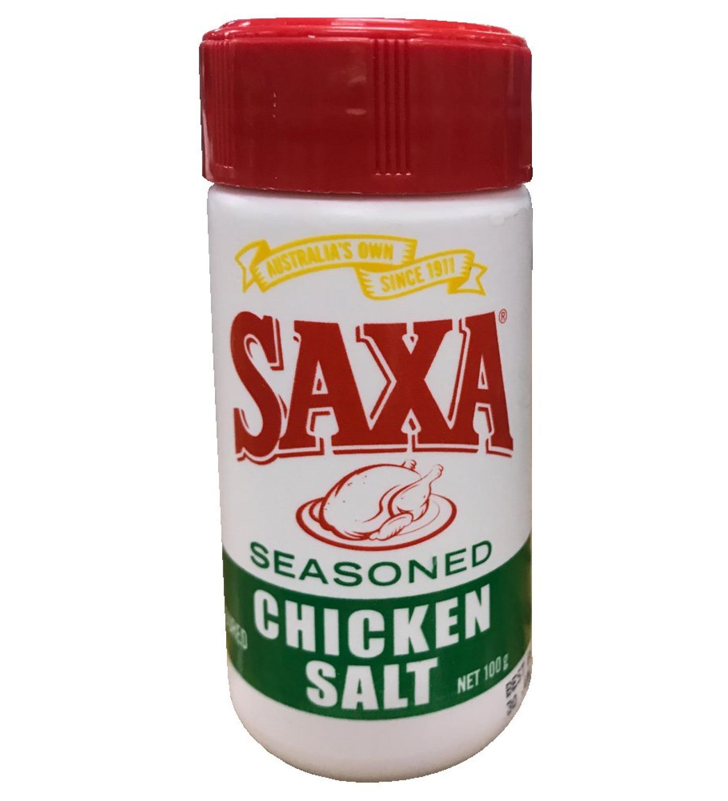Seasoned Chicken Salt 100g Saxa. Best By Date Reads As: DAY/MONTH/YEAR On All Australian and British Food Products