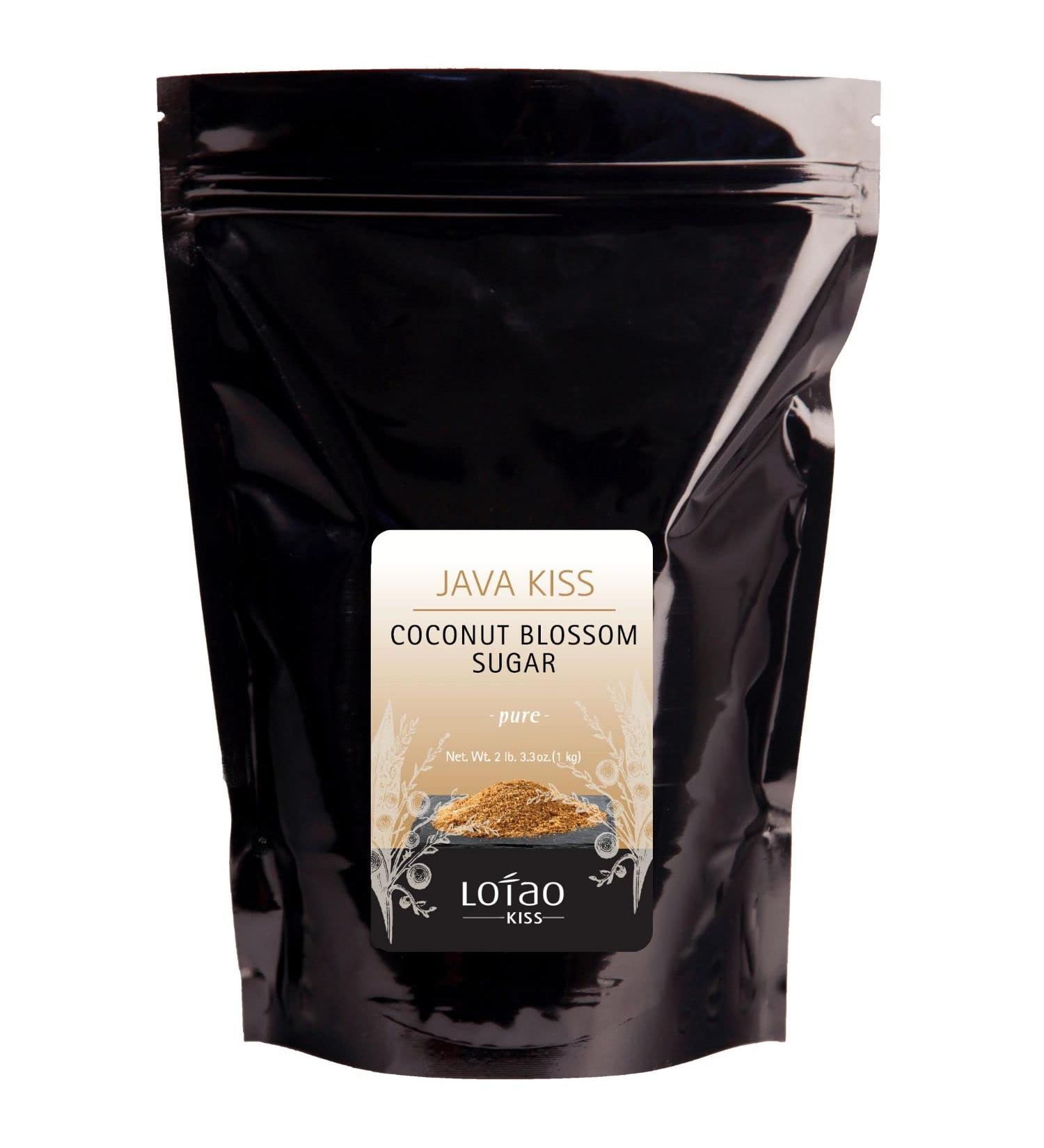 Lotao Organic Coconut Sugar - Healthy Natural Sweetener for Baking, Cooking, Coffee, Tea - Vegan, Non GMO, Gluten Free, Paleo - 35 oz - Buy Online on SooperMarket.com