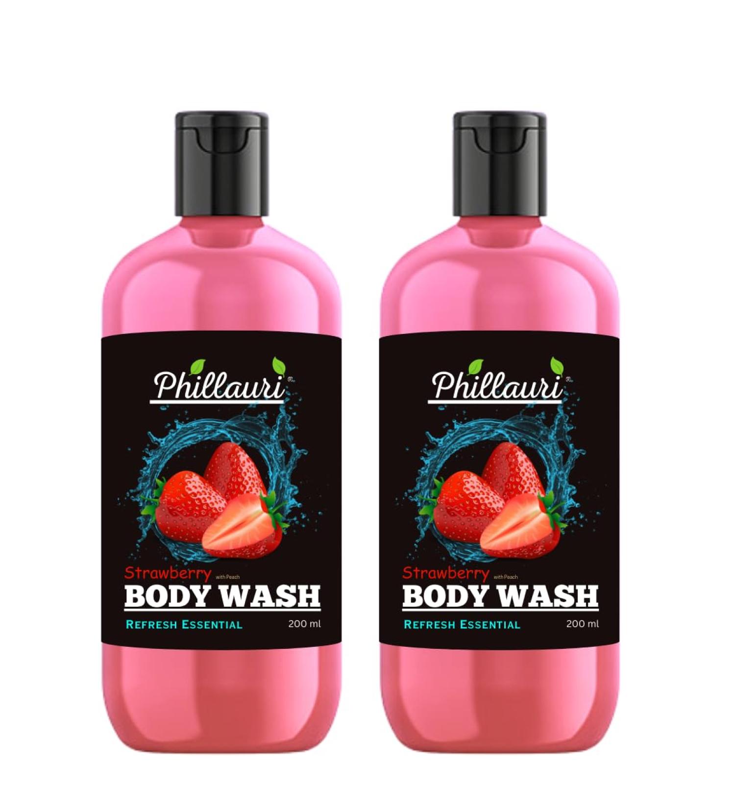 Buy Strawberry Body Wash 400ml - Refreshing & Nourishing | International Shipping Available - Buy Online on SooperMarket.com