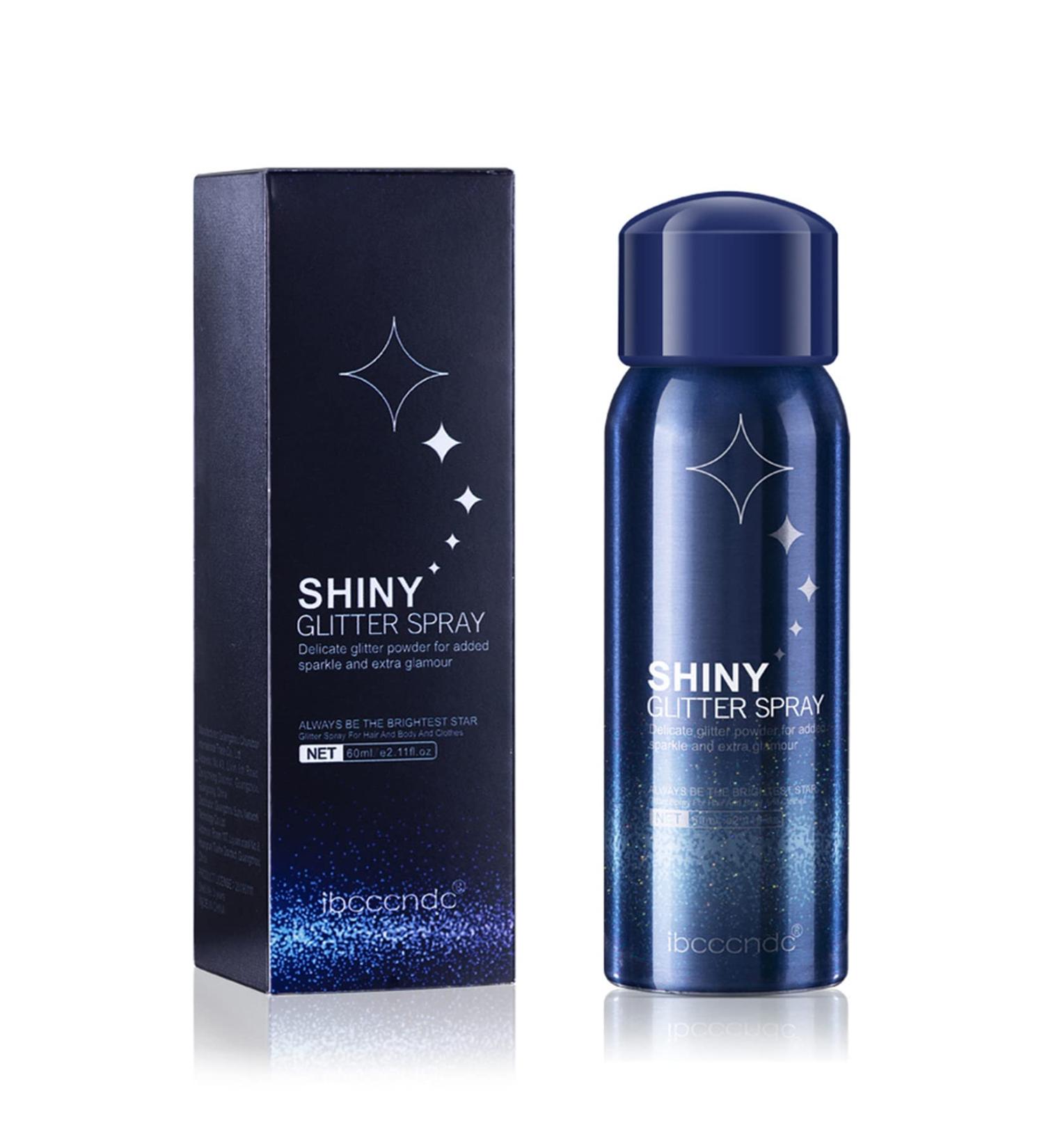 Joyeee Body Glitter Spray - Waterproof Shimmer Hairspray for Long-Lasting Highlights | 2-Pack Makeup Glitter for Face Hair Body & Nail Art - Buy Online on SooperMarket.com
