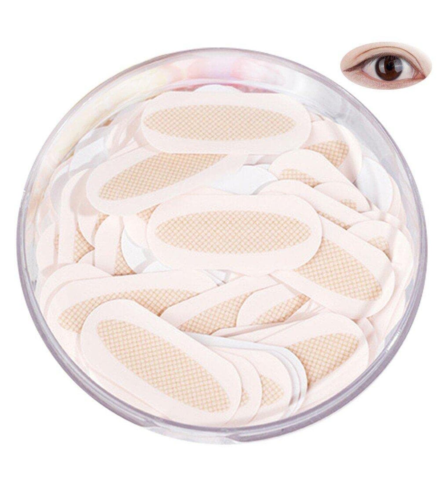 300pcs Double Eyelid Tape Eyelid Lifter Strips Invisible Lace Mesh Eyelid Stickers Paste for Hooded Droopy Mono-eyelids - Buy Online on SooperMarket.com