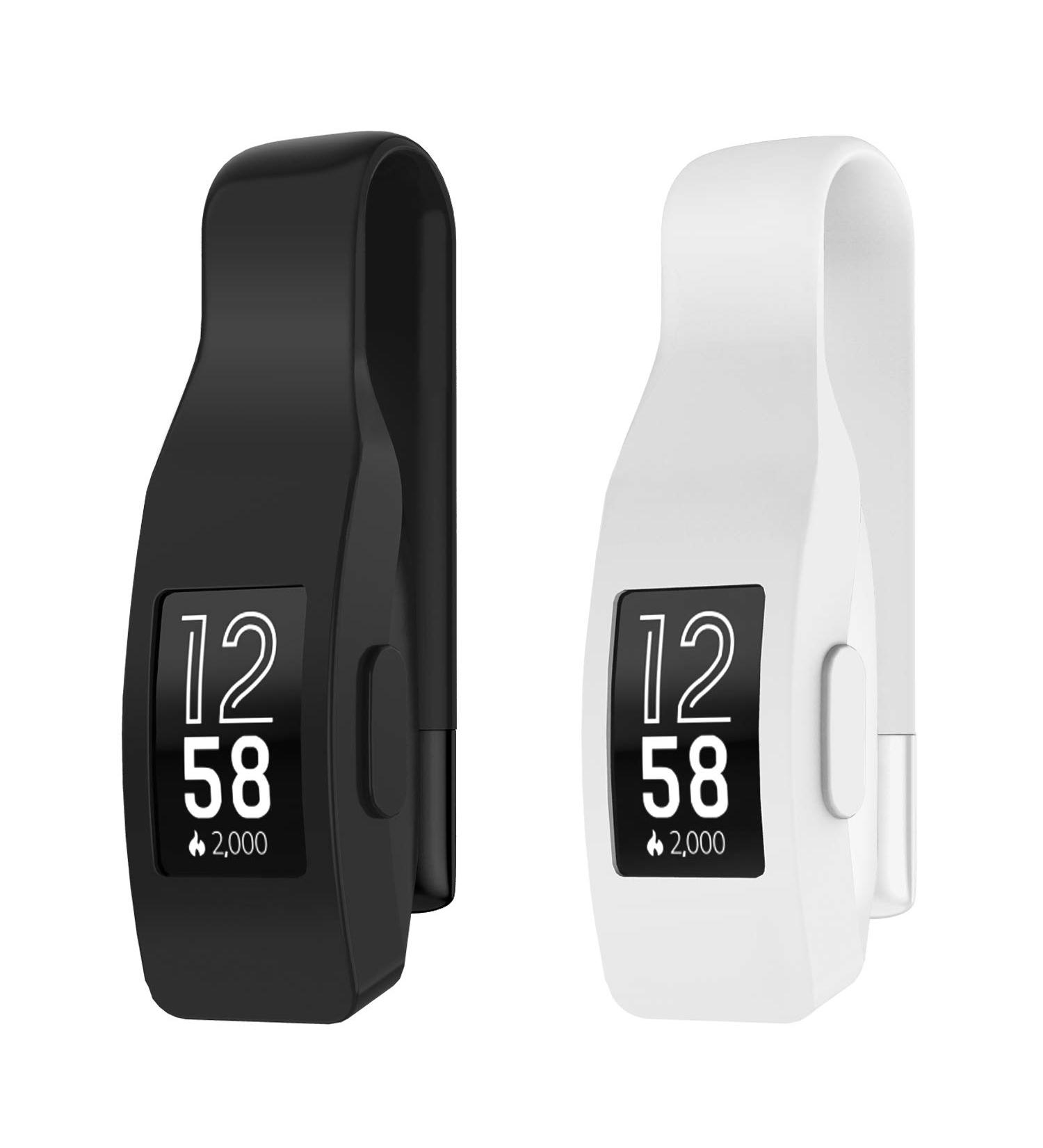 EEweca 2-Pack Clip for Fitbit Inspire or Inspire HR - Black+White Holder Accessory - Buy Online on SooperMarket.com