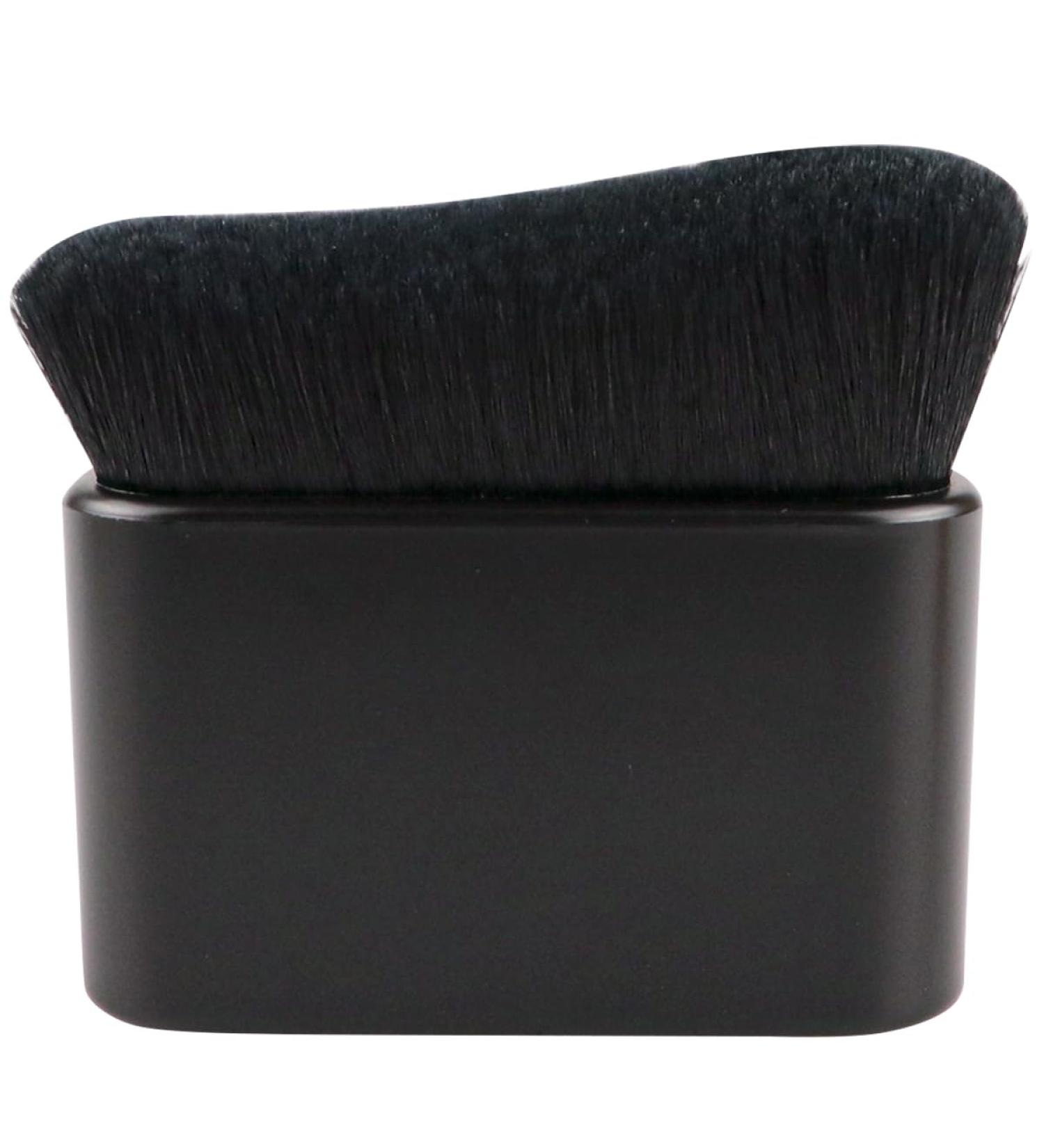 Self Tan Brush - Large Kabuki Makeup Brush for Face & Body | Cream Applicator Blending Brush for Tanning & Foundation | Soft Black Self Tanning Brush - Buy Online on SooperMarket.com