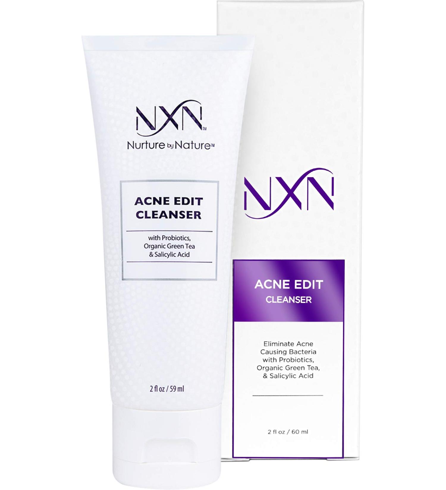 NxN Acne Facial Cleanser with Salicylic Acid, Green Tea & Probiotics - Buy Online on SooperMarket.com