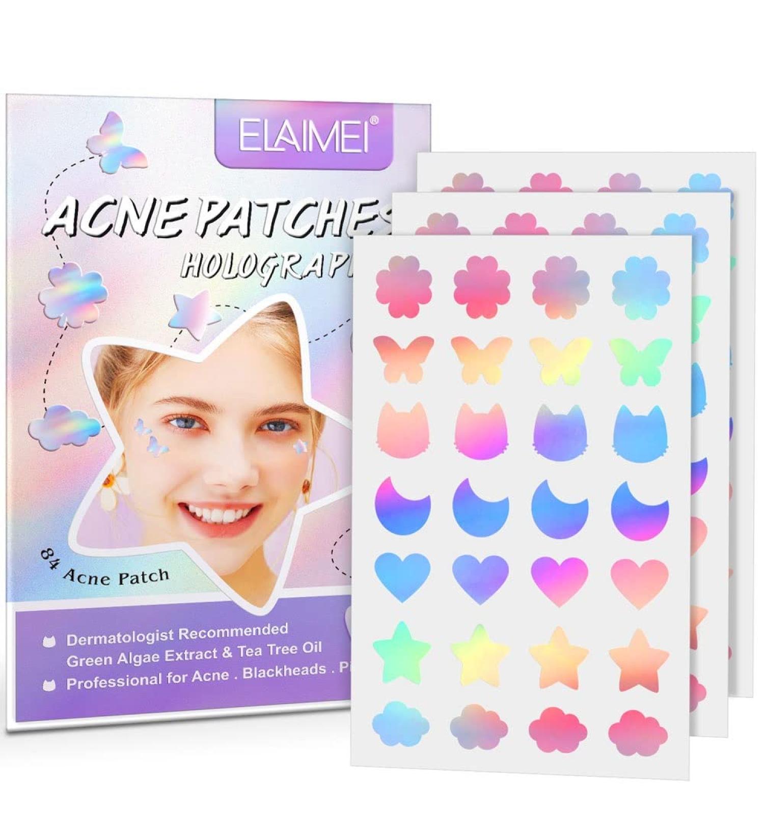 Acne Patches with Natural Green Algae & Tea Tree Oil | Hydrocolloid Treatment for Zits Pimples & Blemishes - Fast International Shipping - Buy Online on SooperMarket.com