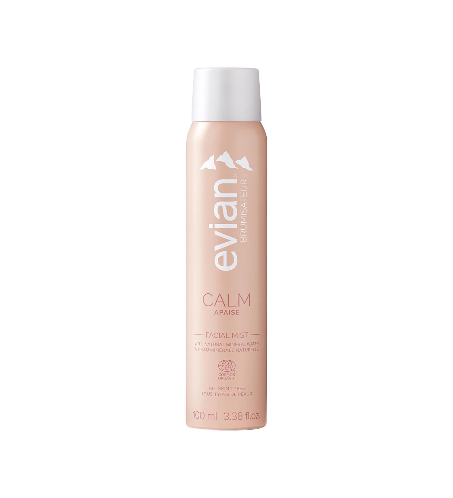 Evian Calm Facial Mist - Soothe Sensitivity & Hydrate - Organic Skincare for All Skin Types - French Alps - Buy Online on SooperMarket.com