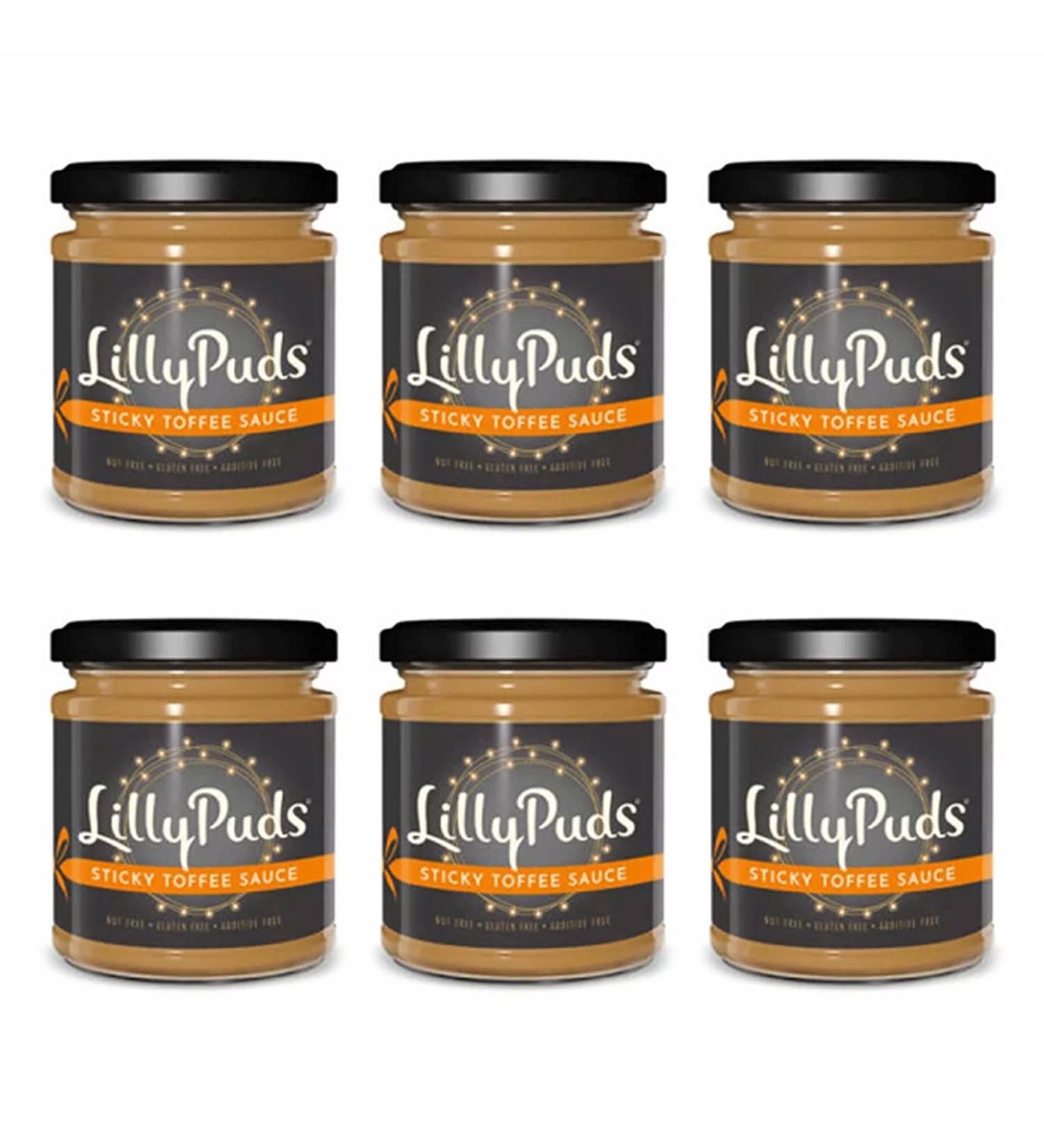 LillyPuds Sticky Toffee Sauce 190g - Pack of 6
