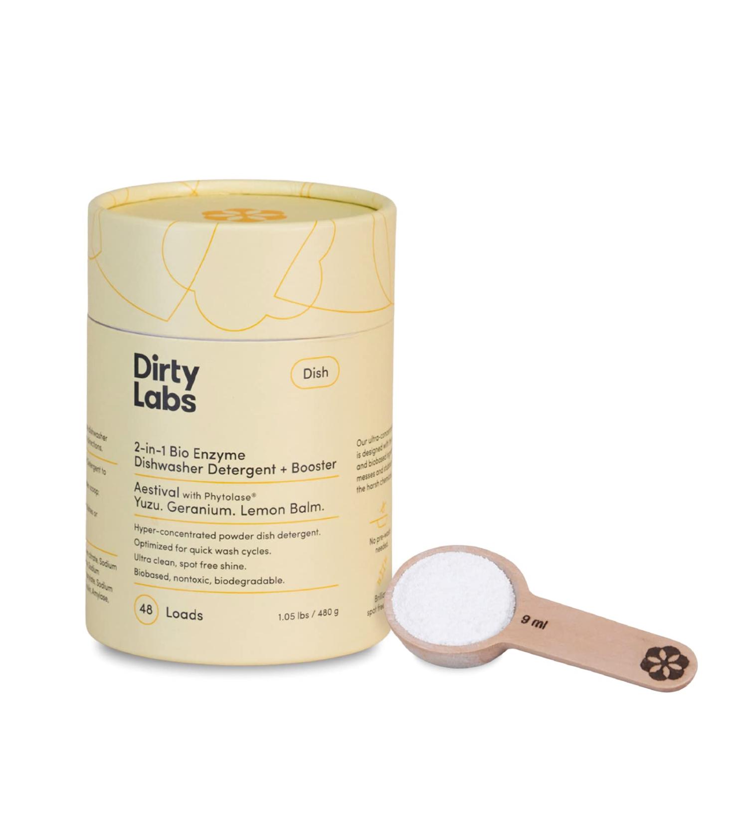 Dirty Labs Aestival Scent Dishwasher Detergent & Booster | Ultra Clean & Spot Free | 48 Loads (1 lb) | Hyper Concentrated Aestival Formula - Buy Online on SooperMarket.com