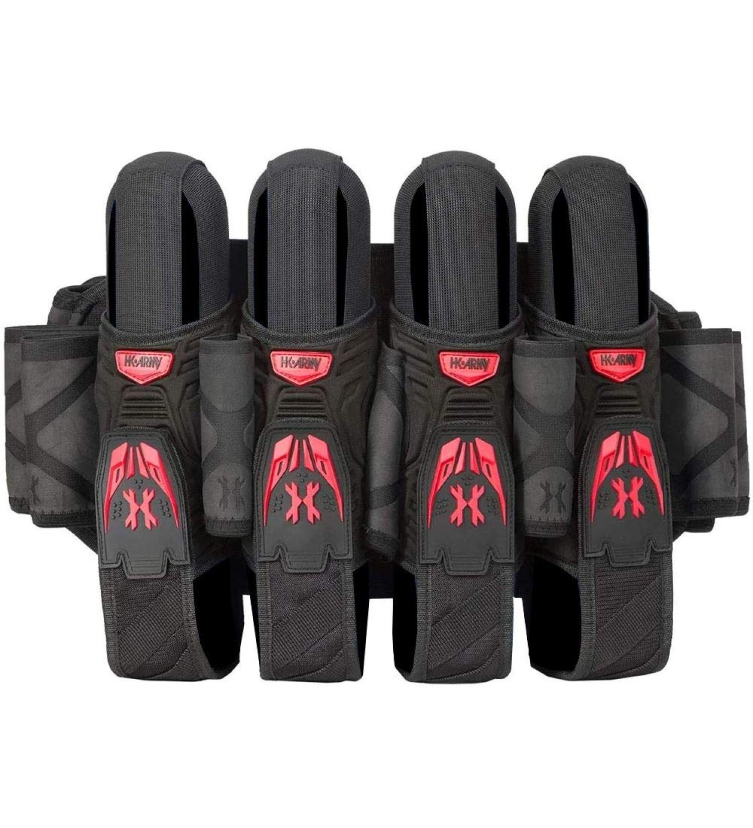 HK Army Magtek 4+3 Paintball Harness Pod Pack - Black/Red | Lightweight and Durable - Buy Online on SooperMarket.com